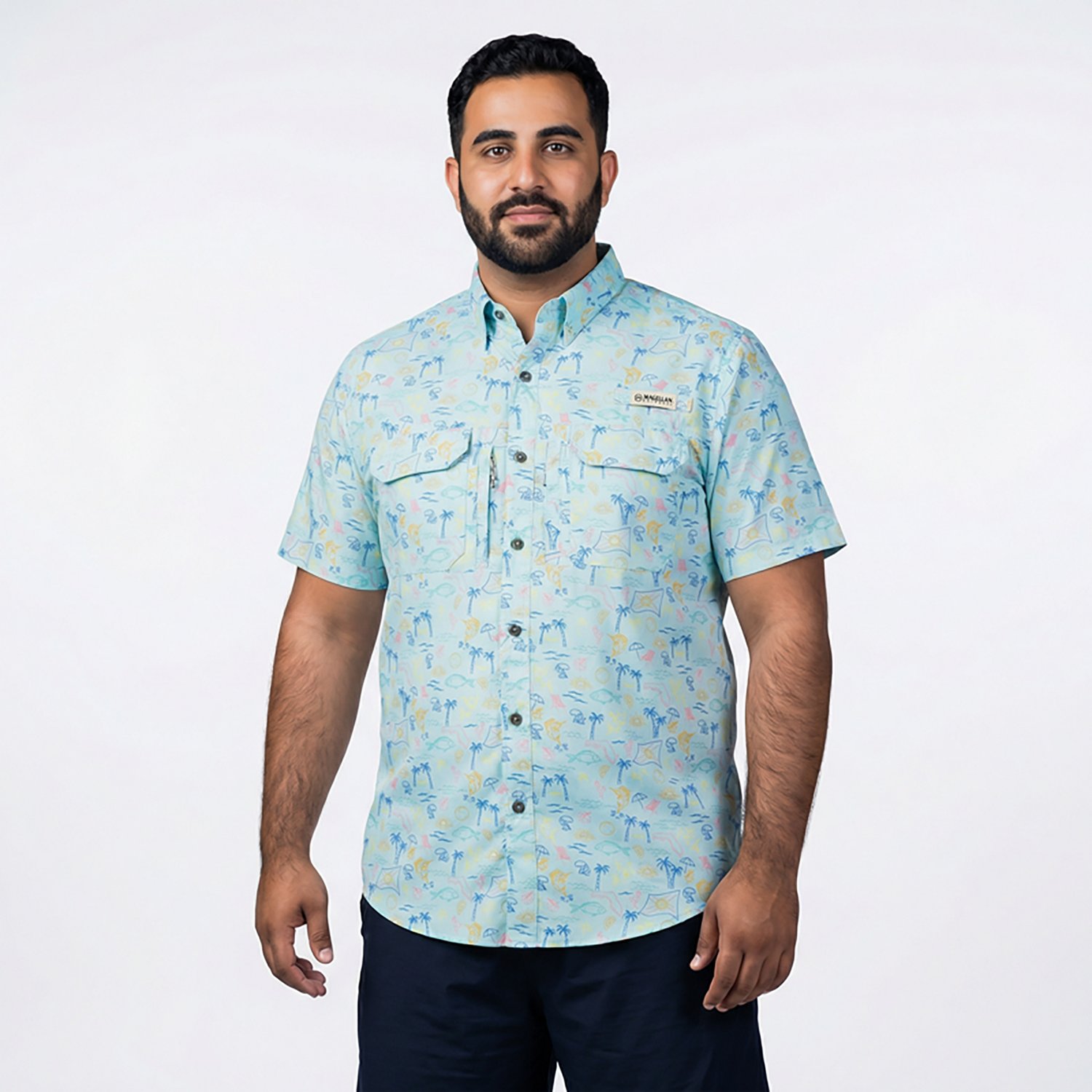 Magellan Outdoors Men's Florida Local State Print Shirt - view number 2