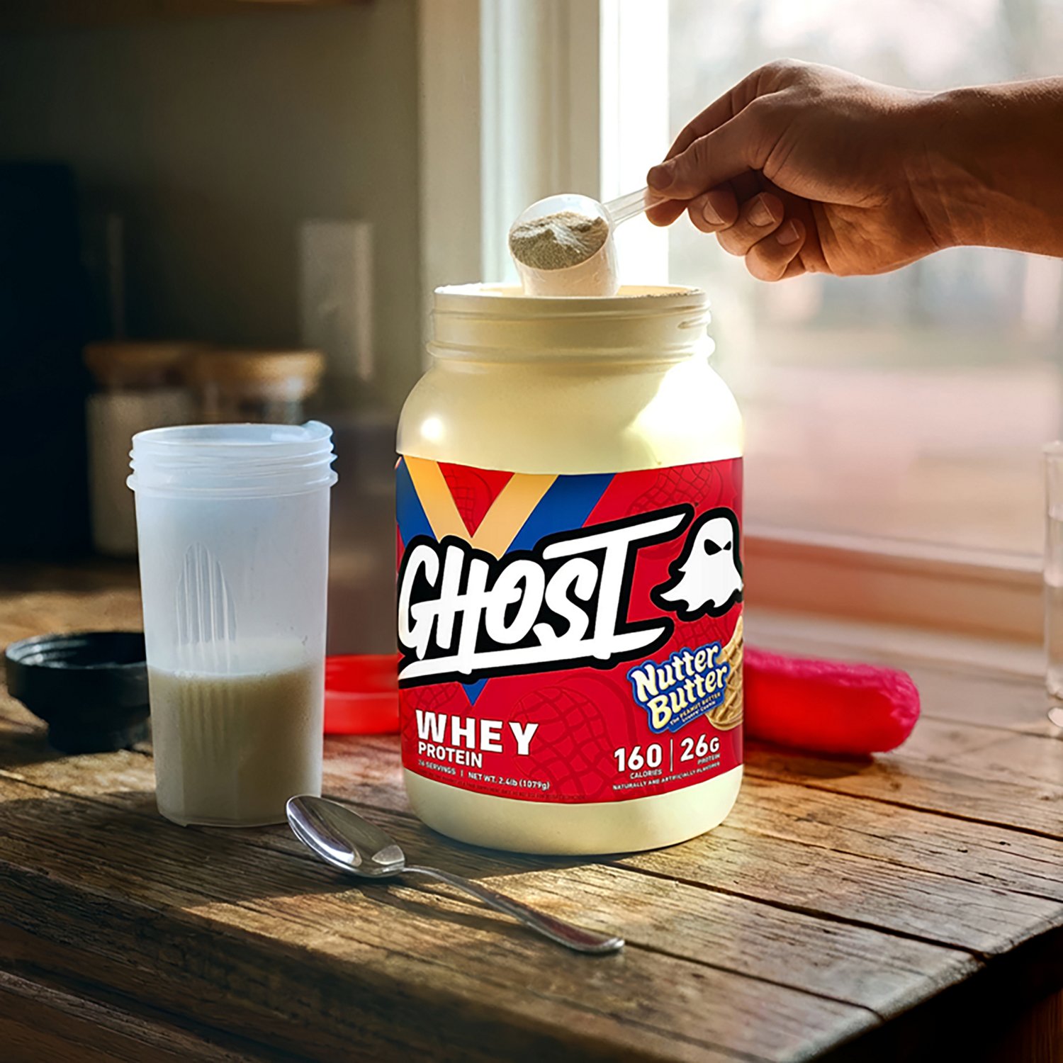 GHOST 2 lb WHEY Protein Powder - 26 servings - view number 3