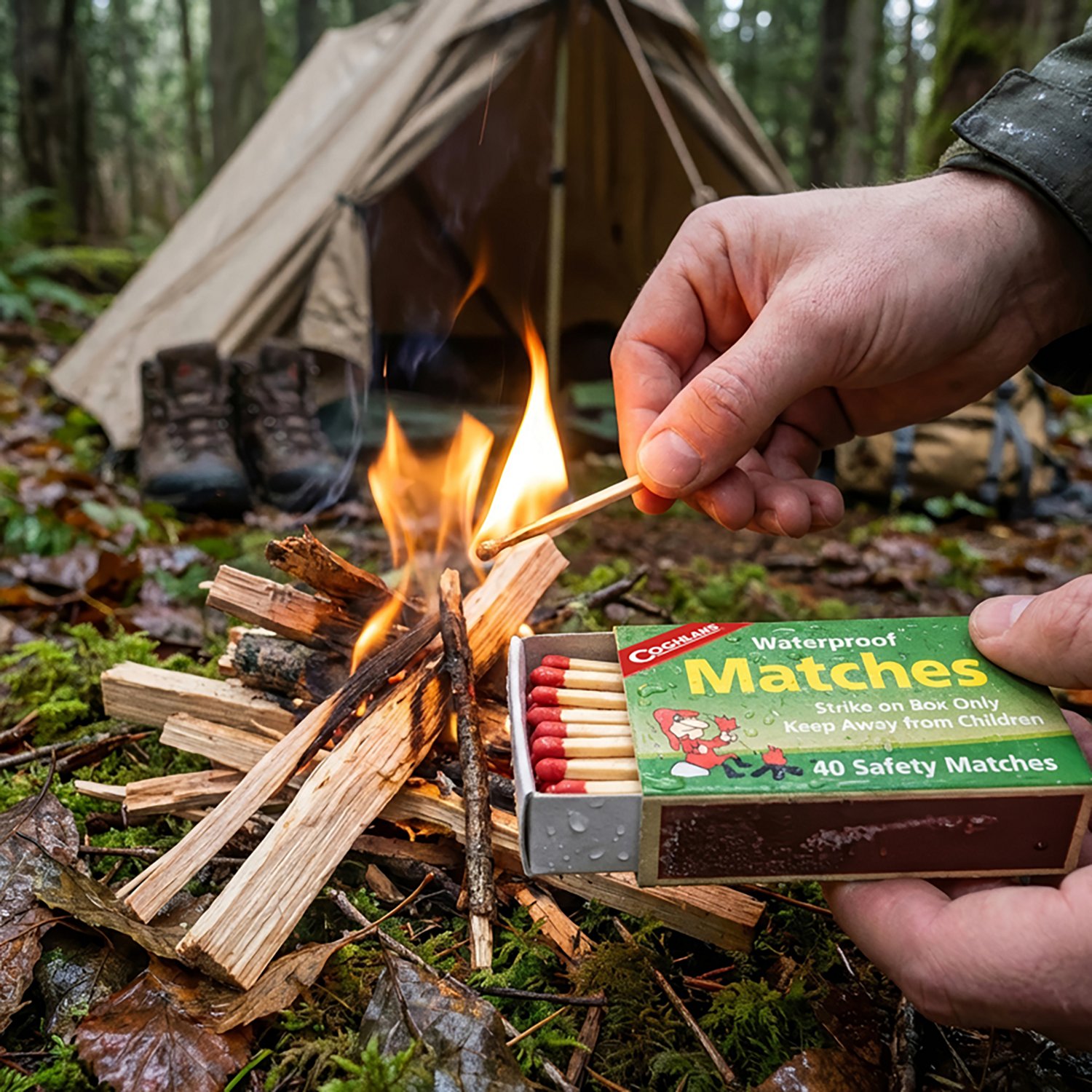 Coghlan's Waterproof Matches 4-Pack - view number 2