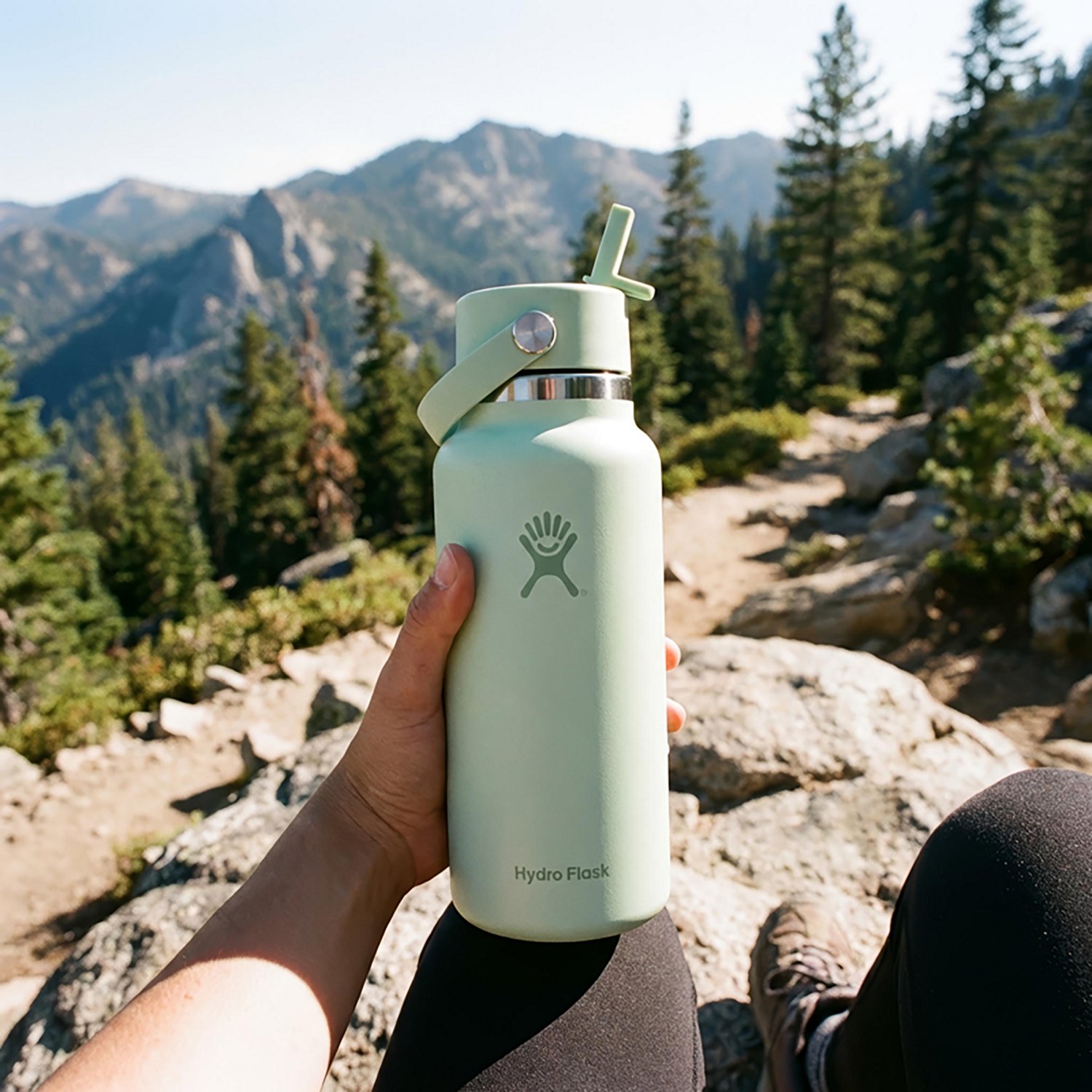 Hydro Flask 32 oz Wide Mouth Water Bottle with Flex Straw Cap - view number 3