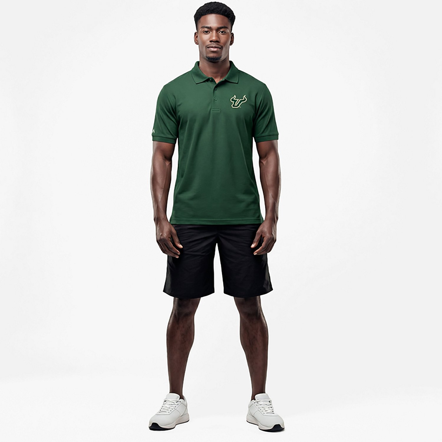 Antigua Men's University of South Florida Legacy Pique Polo Shirt                                                                - view number 2