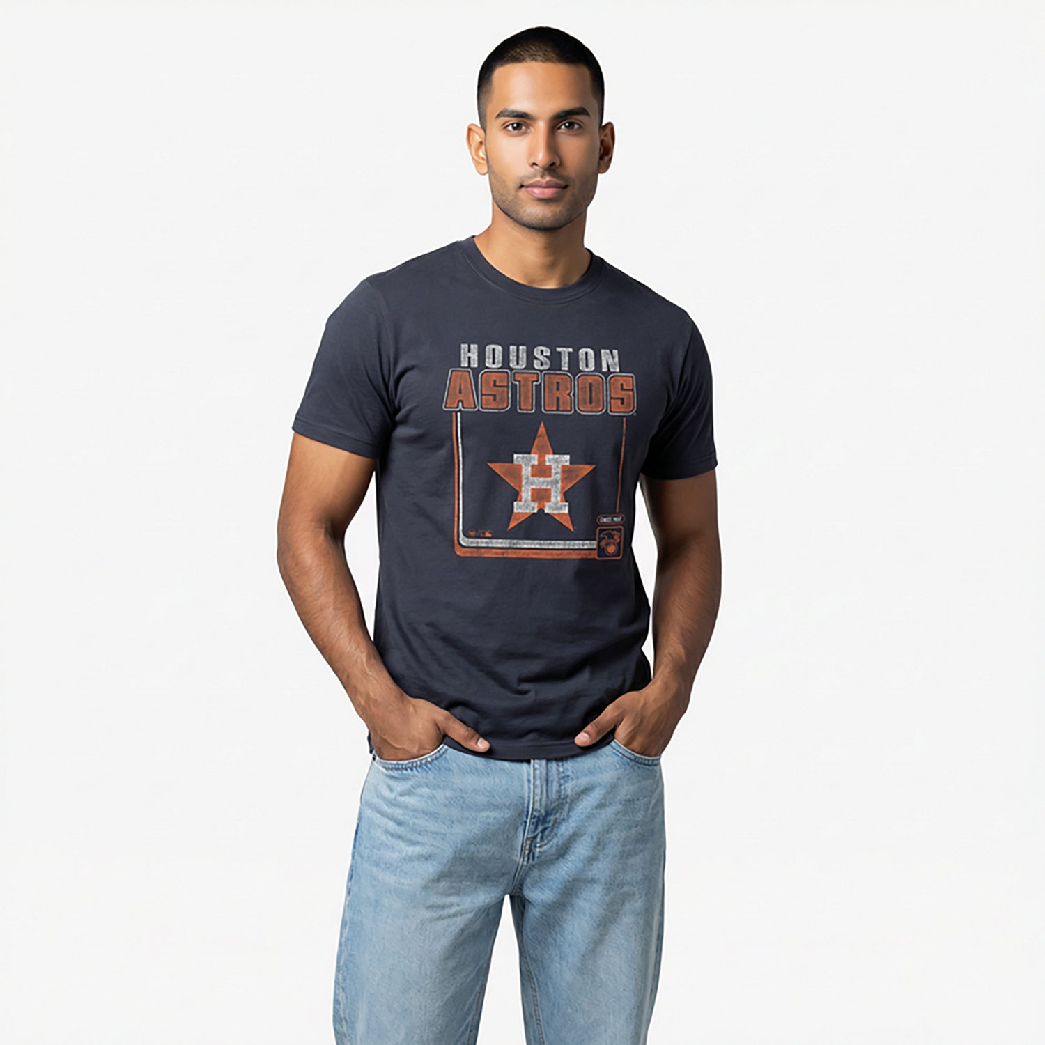 '47 Houston Astros Vintage Borderline Franklin Graphic T-shirt  - view number 2