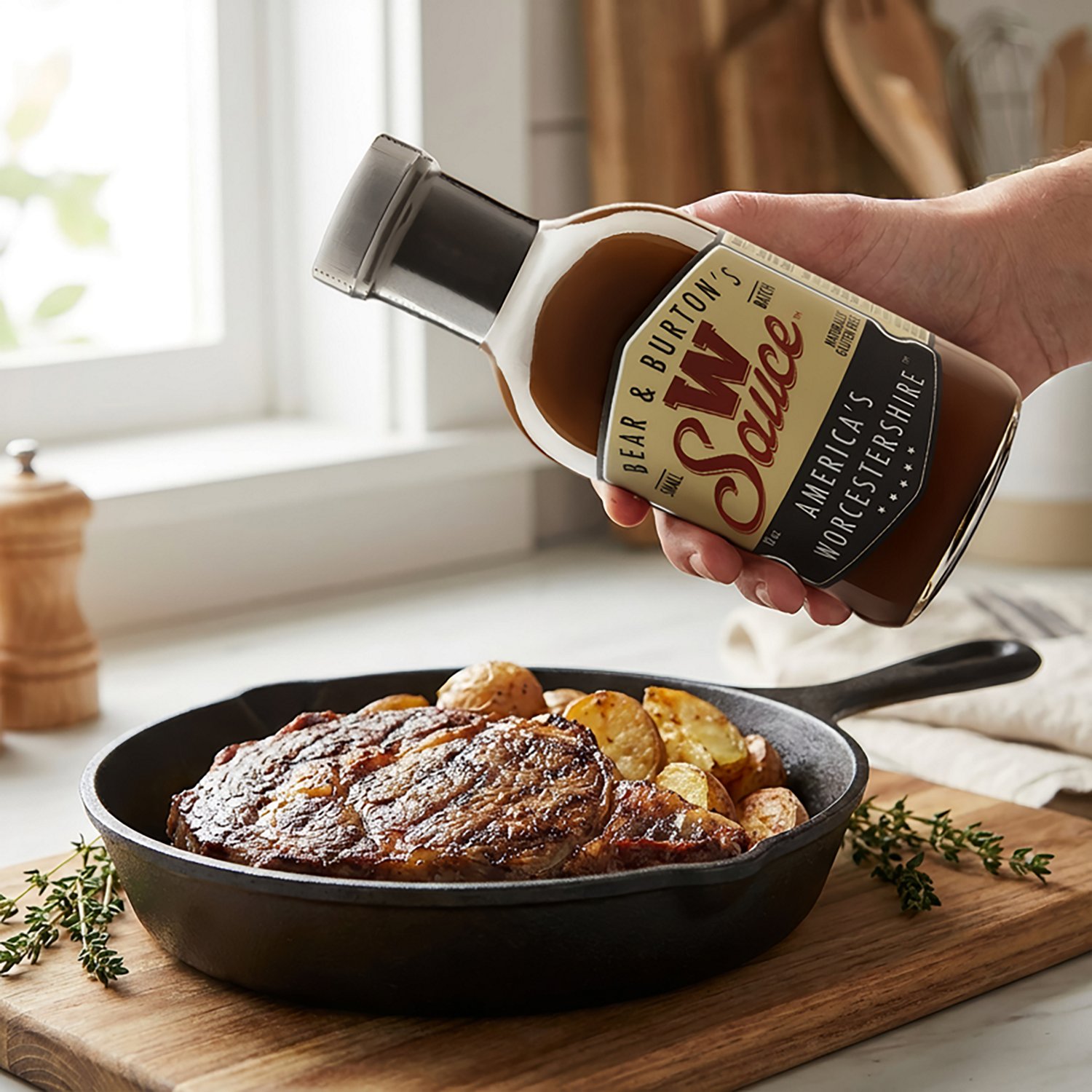 Bear & Burton's W Sauce Worcestershire 13 oz Sauce                                                                               - view number 2