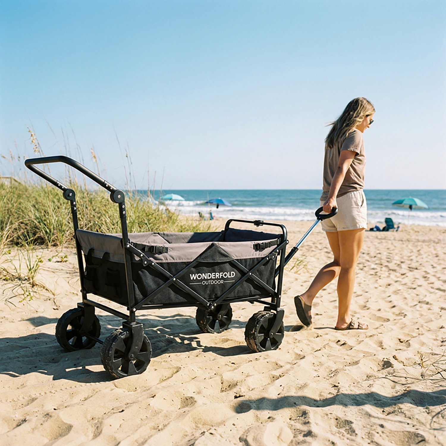 Wonderfold Wagon Push and Pull Beach Wagon