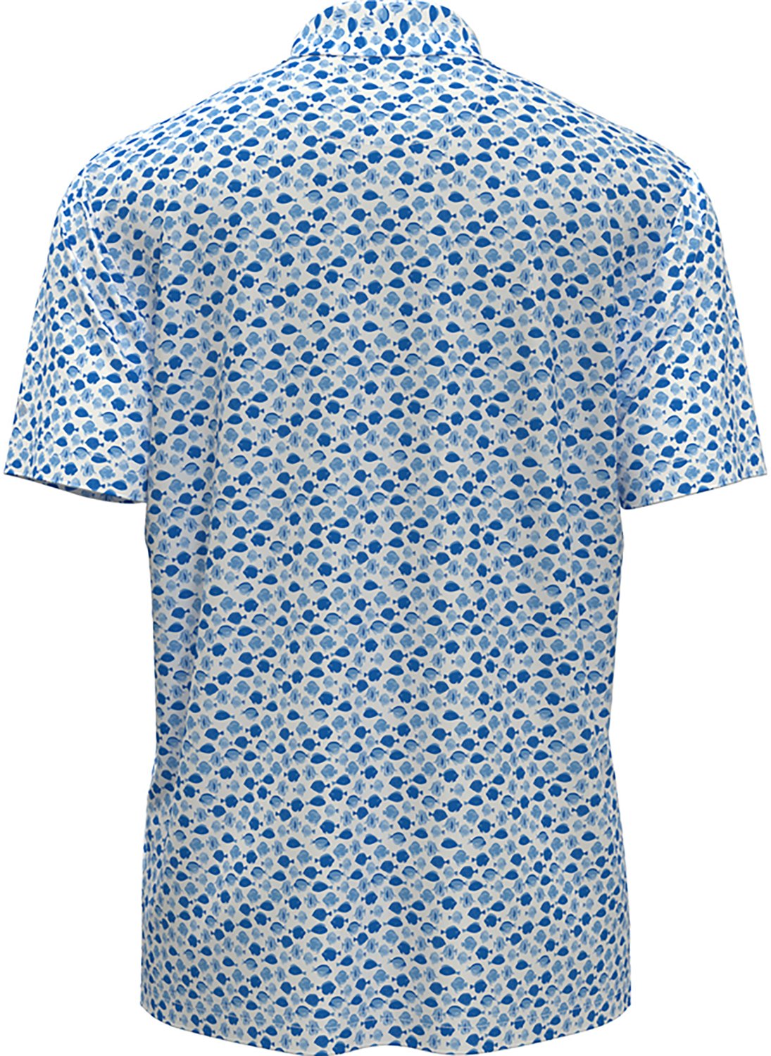 Callaway Boys' Watercolor Fish Allover Print Polo Shirt - view number 2