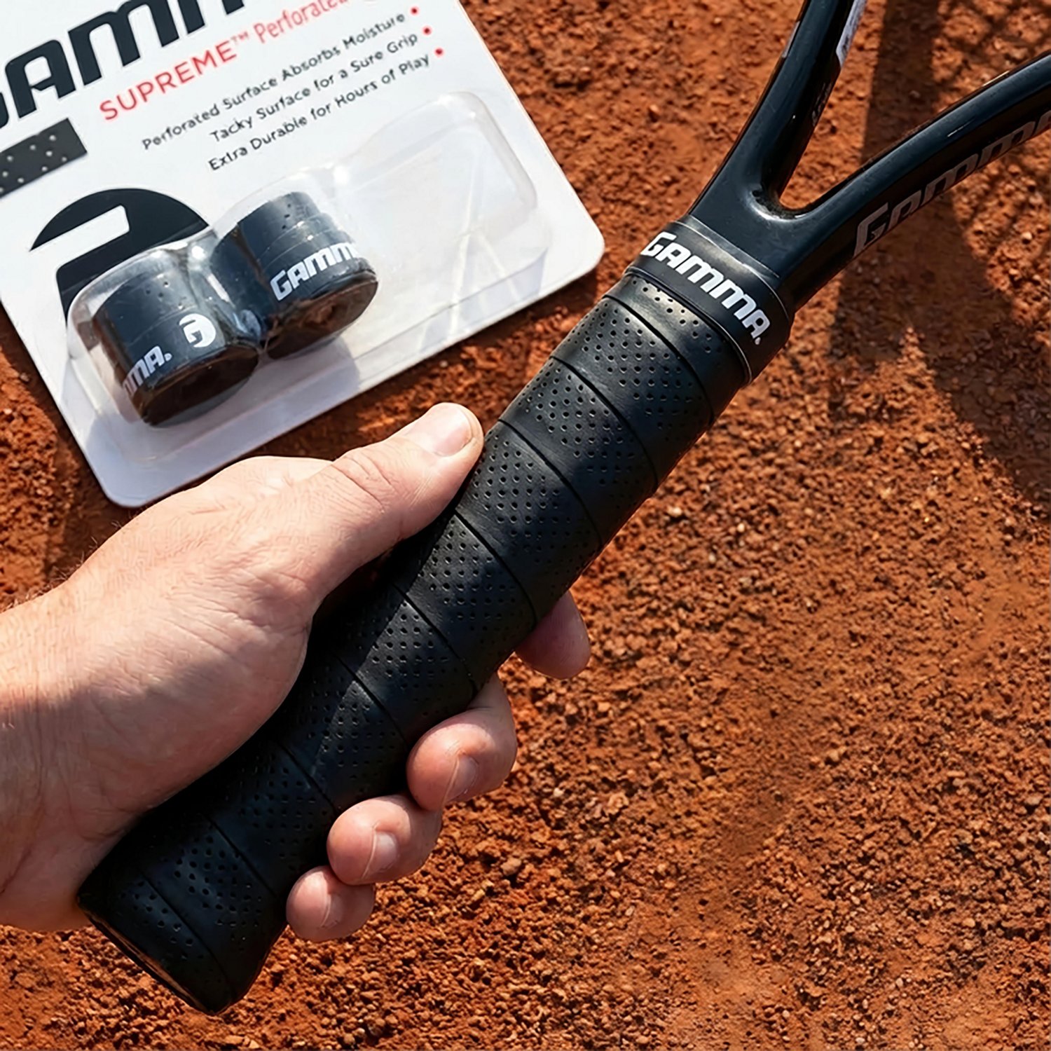 Gamma Supreme Perforated Tennis Overgrip 3-Pack - view number 2