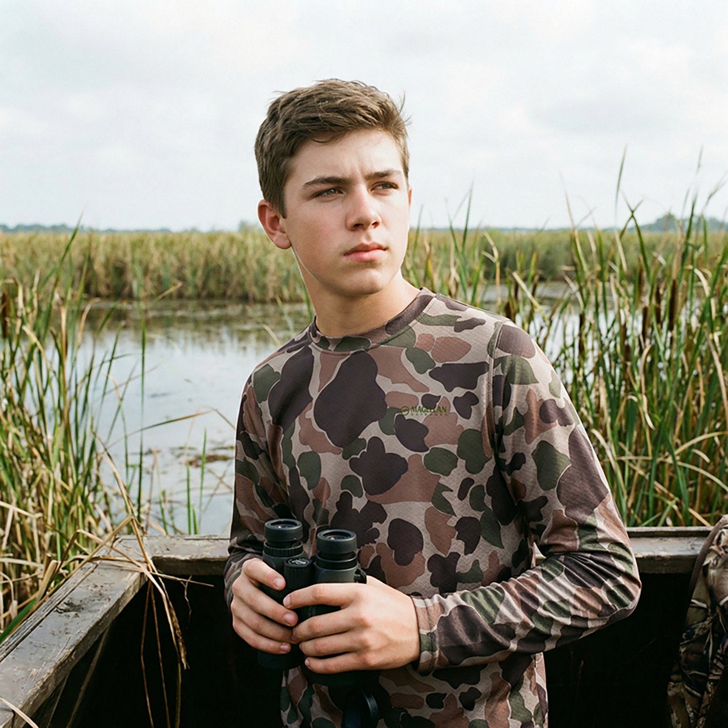 Magellan Outdoors Hunt Gear Youth Eagle Pass Tech Mesh Long Sleeve T-shirt - view number 4