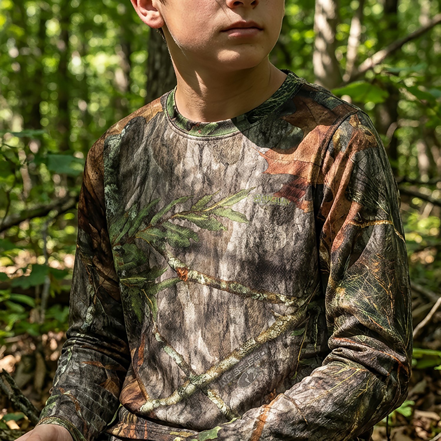 Magellan Outdoors Hunt Gear Youth Eagle Pass Tech Mesh Long Sleeve T-shirt - view number 4