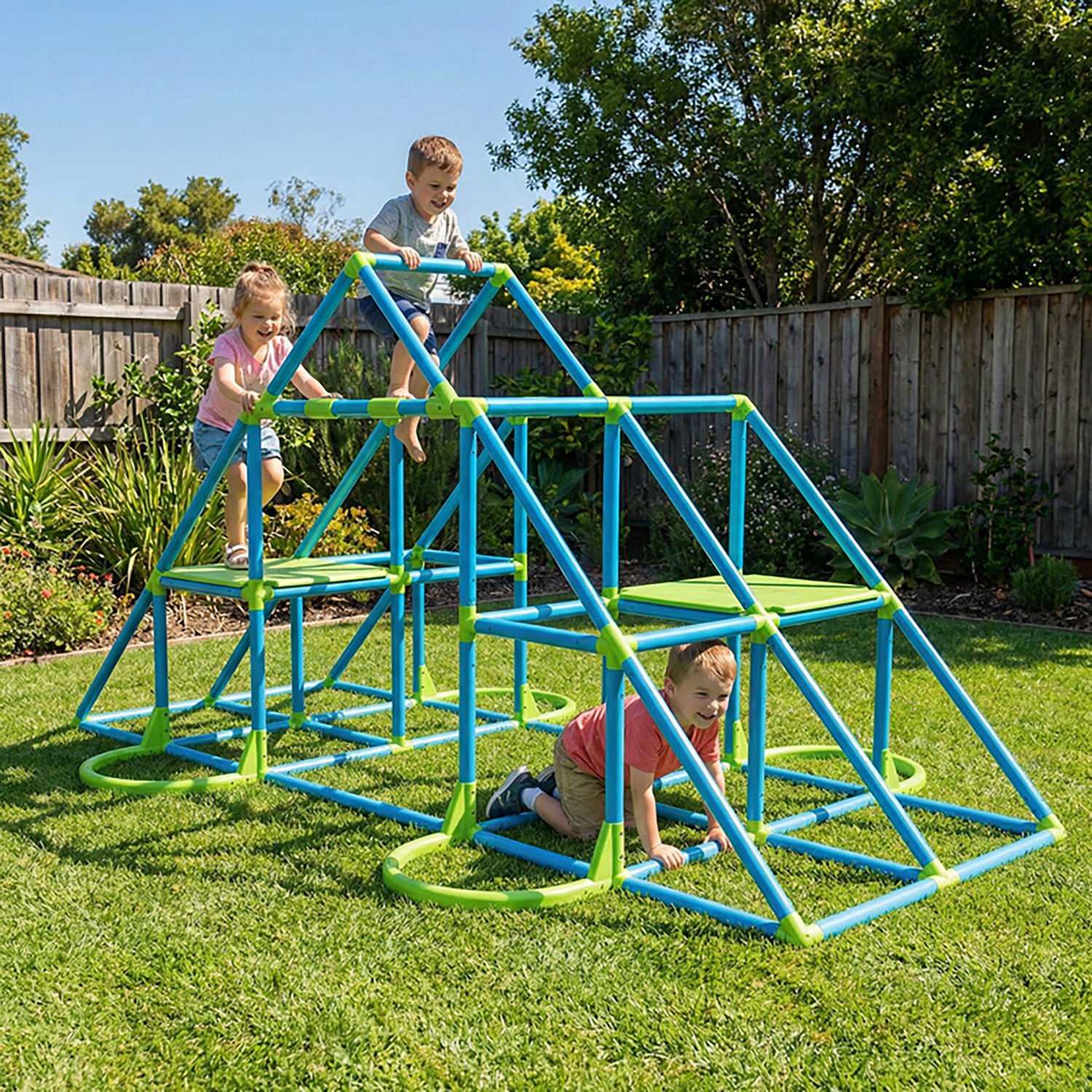 NSG Eezy Peezy Mega Pyramid Monkey Bar Climber - view number 7