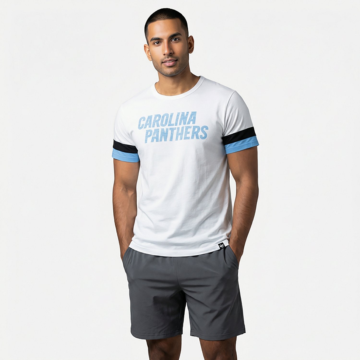 '47 Men's Carolina Panthers Premier Wordmark Winslow T-shirt - view number 2