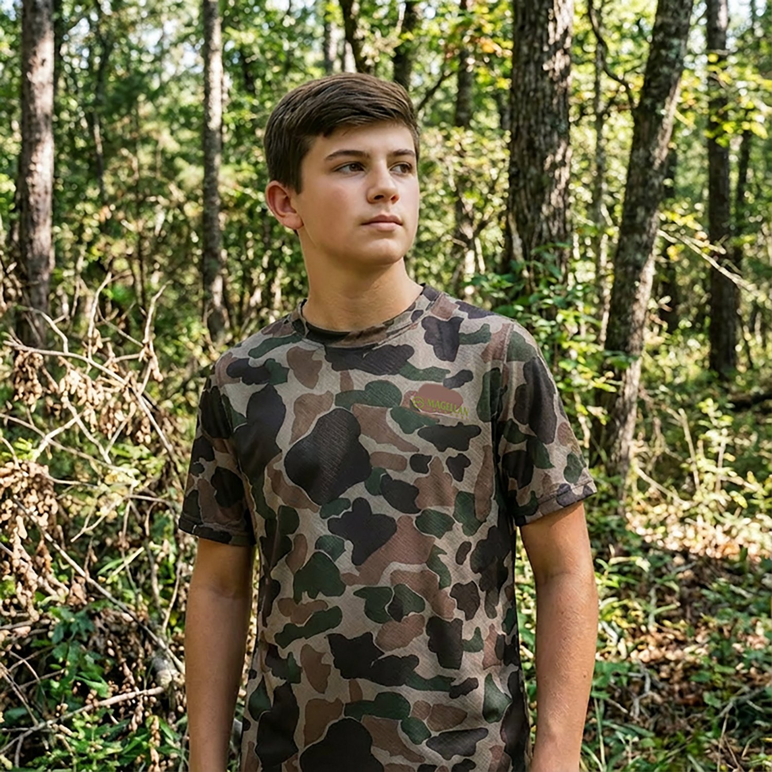 Magellan Outdoors Hunt Gear Youth Eagle Pass Tech Mesh T-shirt - view number 3