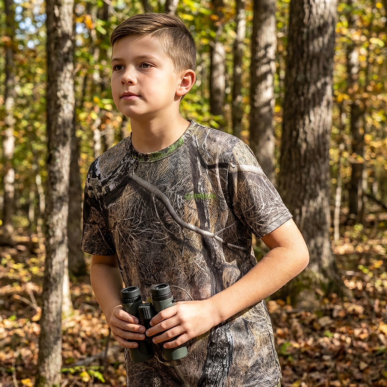 Magellan Outdoors Hunt Gear Youth Eagle Pass Tech Mesh T-shirt - view number 3