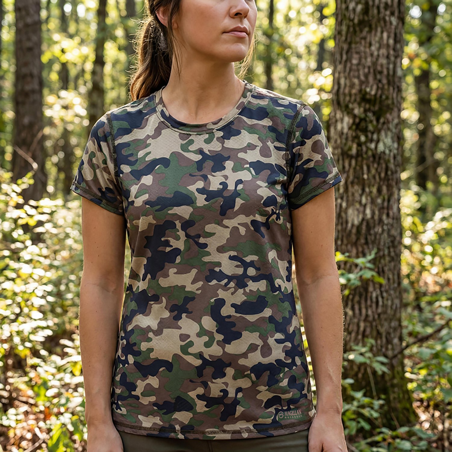 Magellan Outdoors Hunt Gear Women's Eagle Pass Tech Mesh Shirt - view number 4