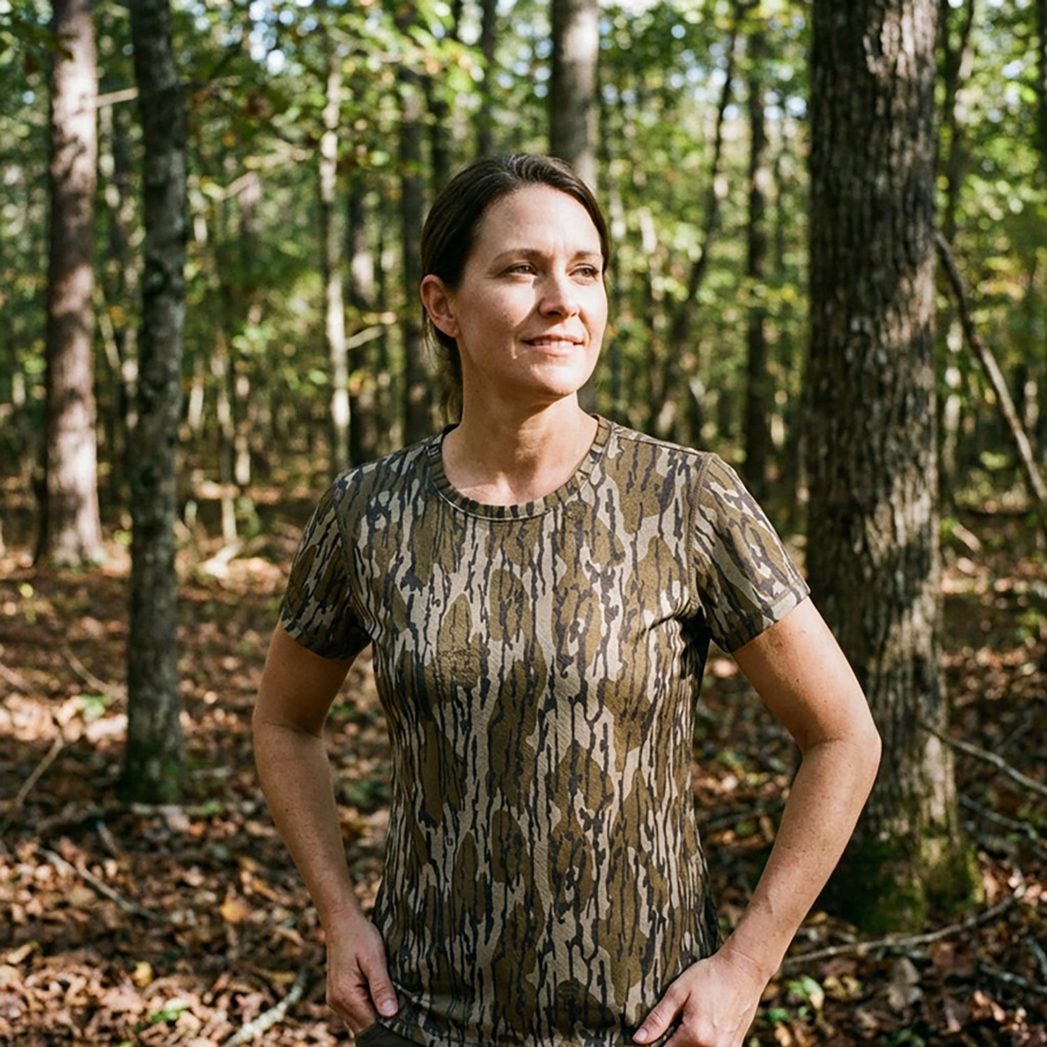 Magellan Outdoors Hunt Gear Women's Eagle Pass Tech Mesh Shirt - view number 6