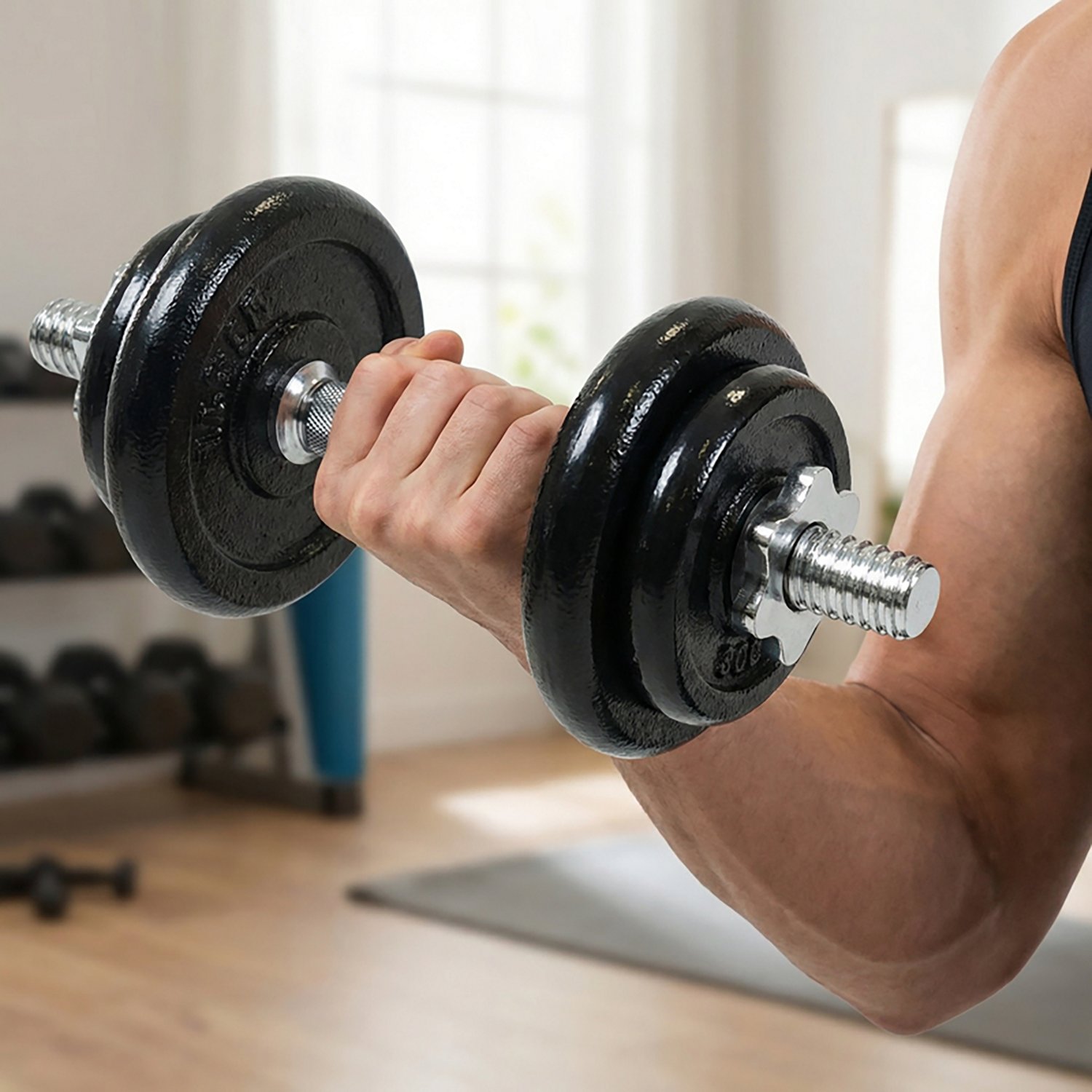 PRCTZ 40lb Quick Select Adjustable Dumbbell Set                                                                                  - view number 8