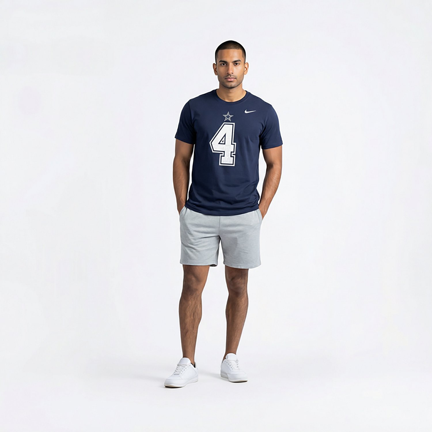 Nike Men's Dallas Cowboys Dak Prescott #4 N&N Short Sleeve T-shirt