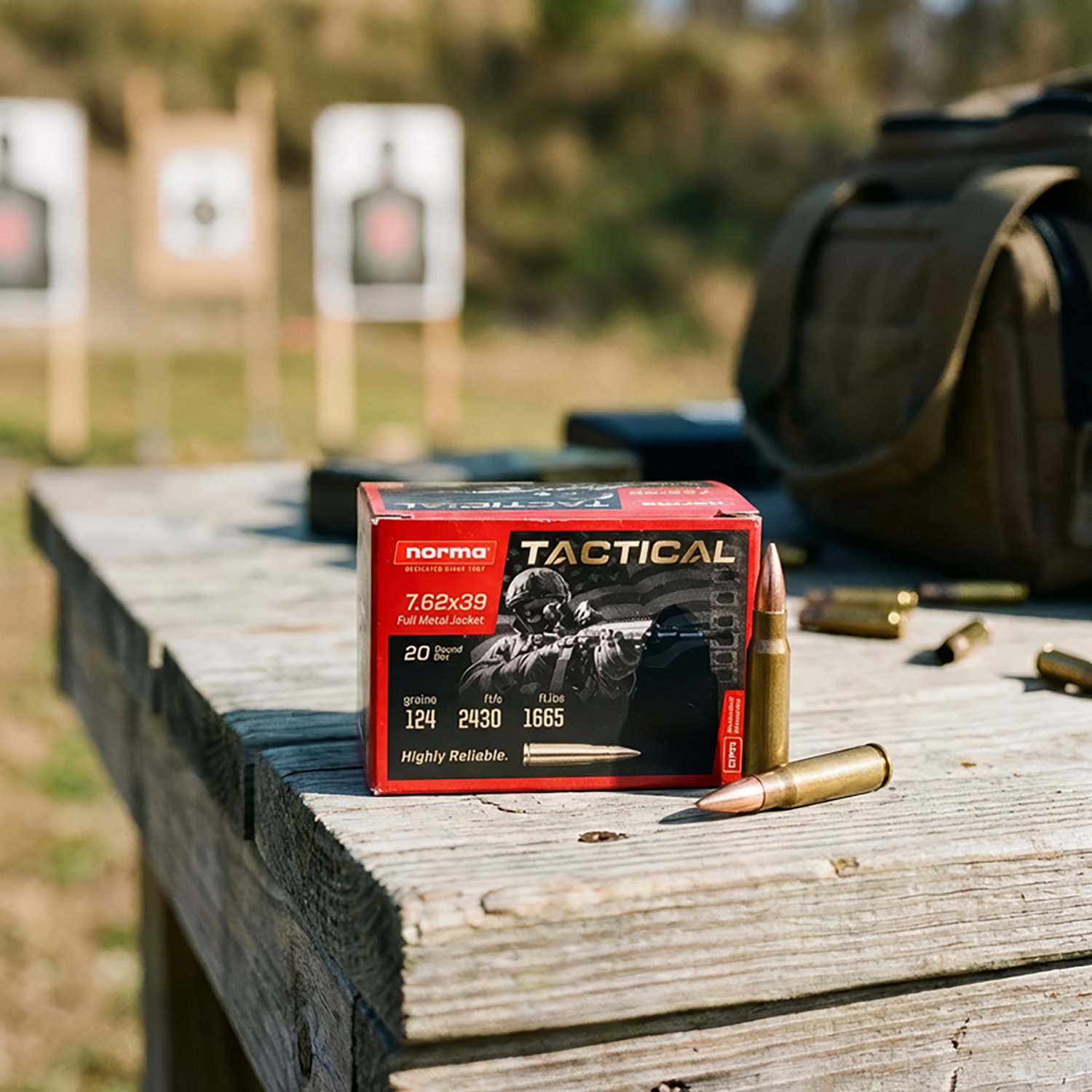 Norma USA Tactical 7.62x39 mm 124-Grain Rifle Ammunition - 20 Rounds - view number 2