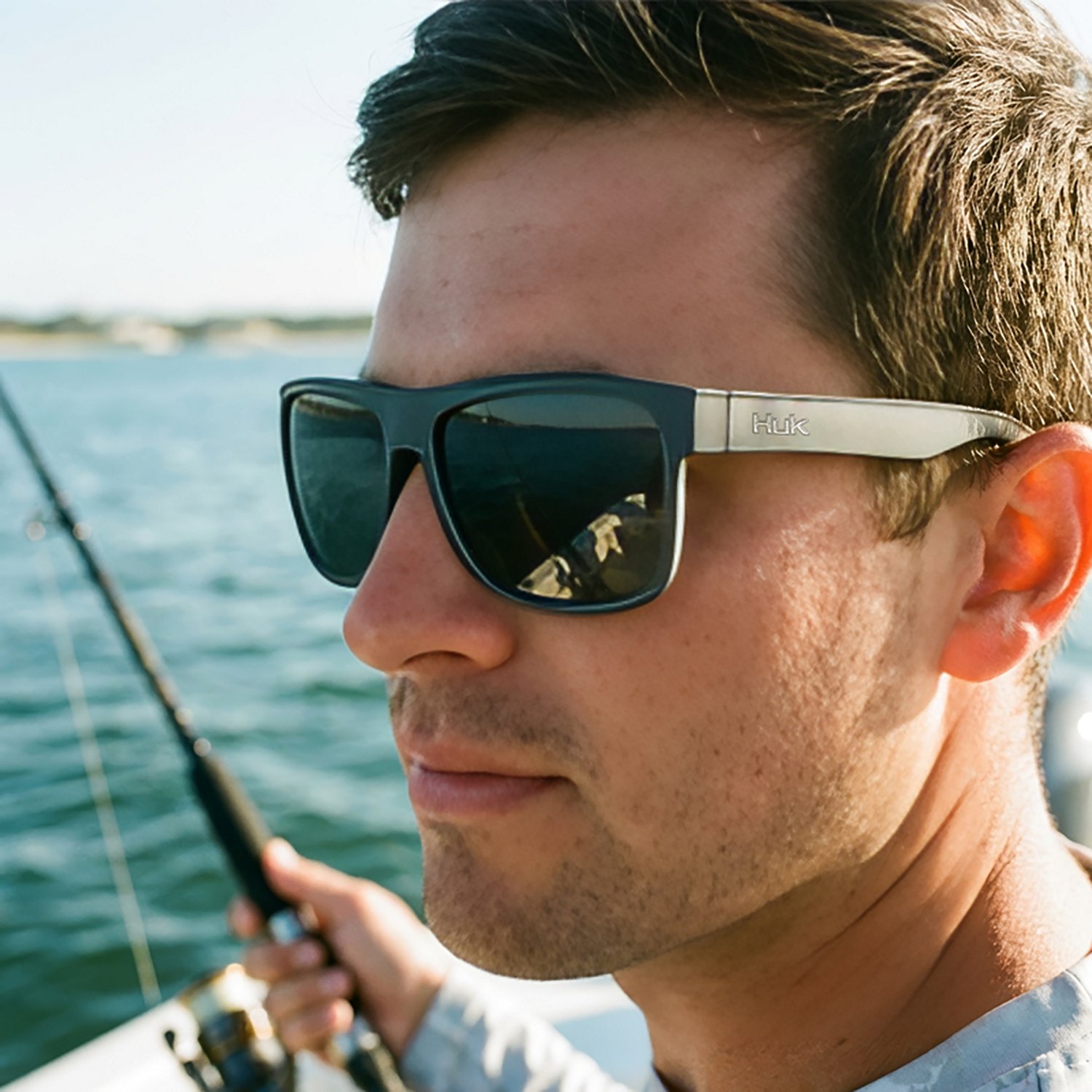 Huk Adults' Core Collection Clinch Fishing Sunglasses - view number 5