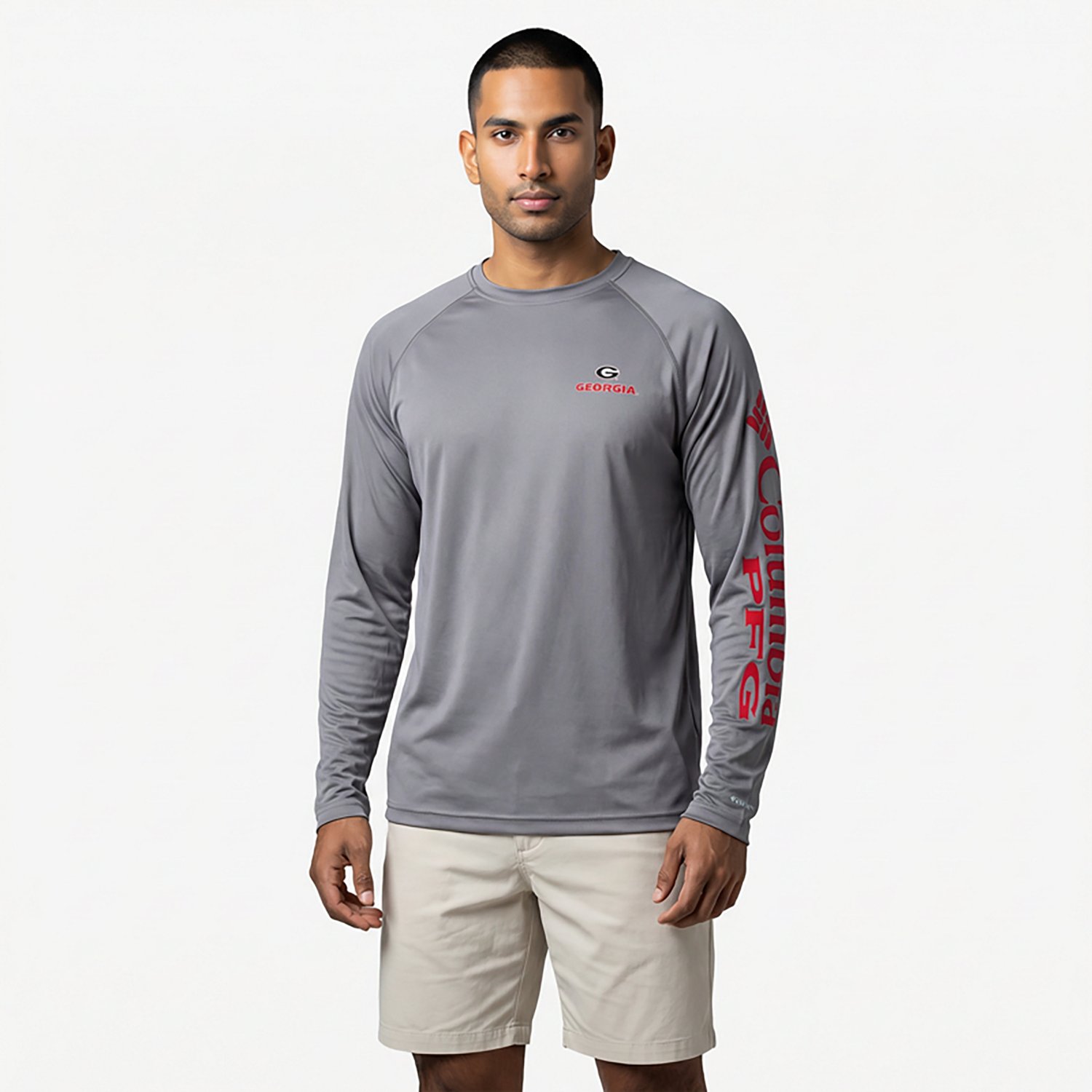 Columbia Sportswear Men's University of Georgia Terminal Tackle Long Sleeve T-shirt - view number 2