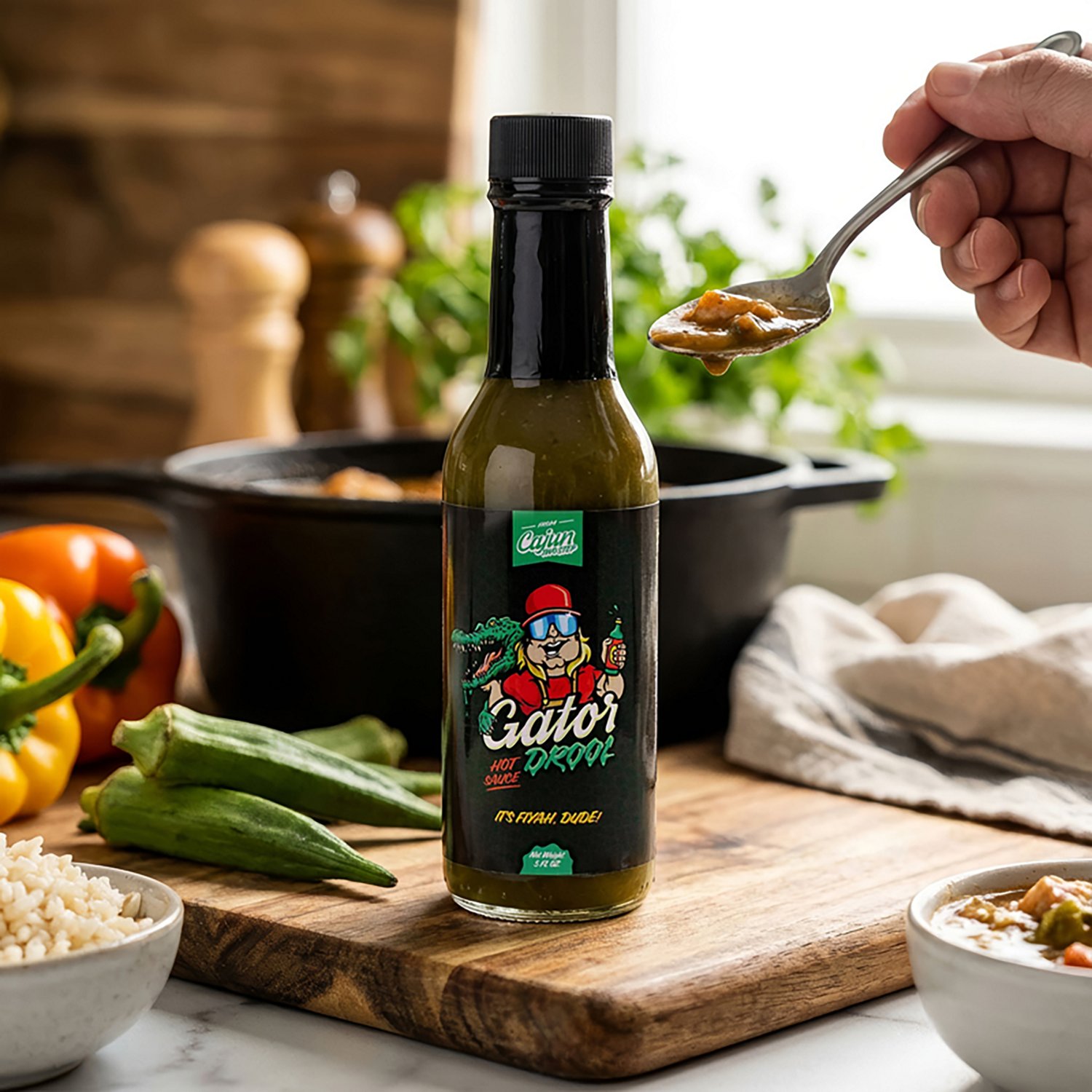 Cajun Two Step 5 oz Gator Drool Hot Sauce                                                                                        - view number 4
