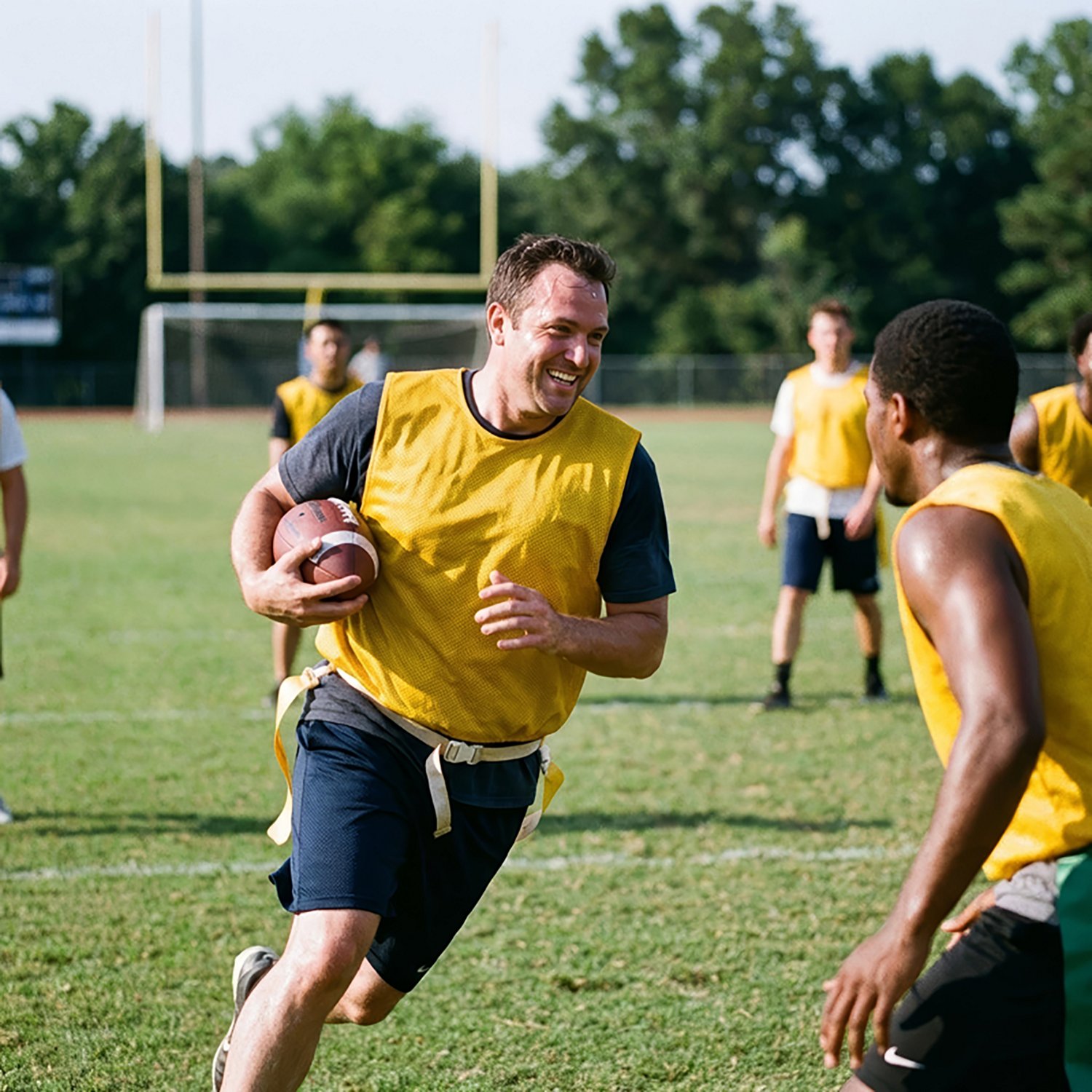 Academy Sports + Outdoors Adults' Flag Football Mesh Jerseys 6-Pack - view number 2