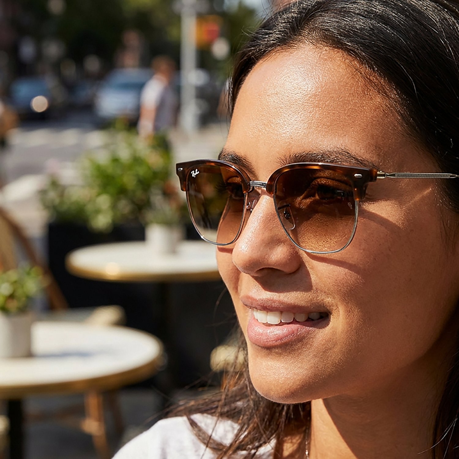 Ray-Ban New Clubmaster Square Sunglasses  - view number 6