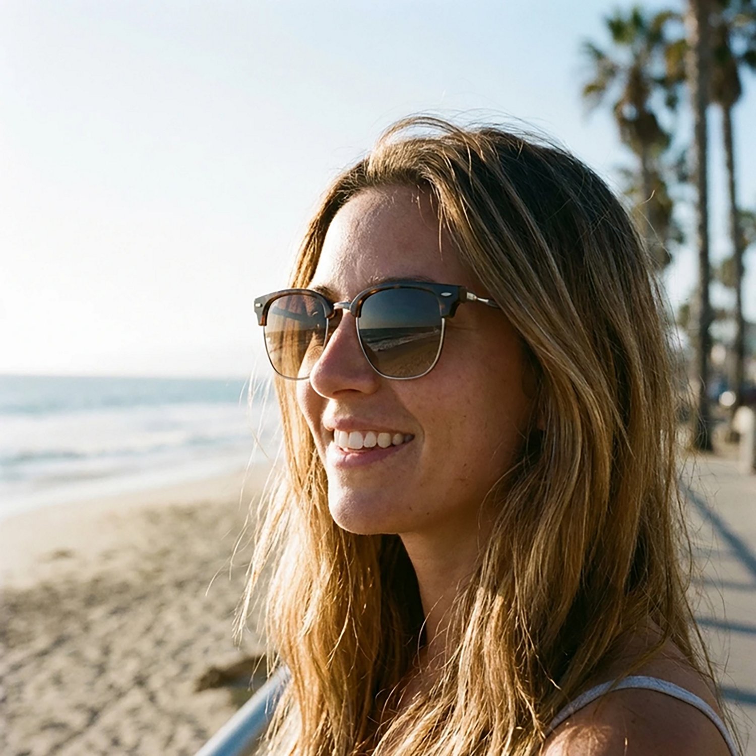 Ray-Ban New Clubmaster Square Sunglasses  - view number 7