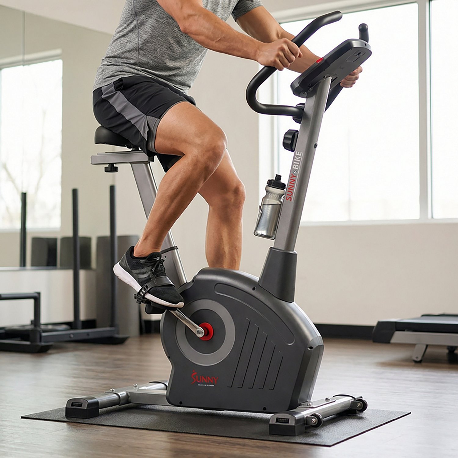 Sunny Health & Fitness Elite Interactive Series Magnetic Smart Exercise Bike