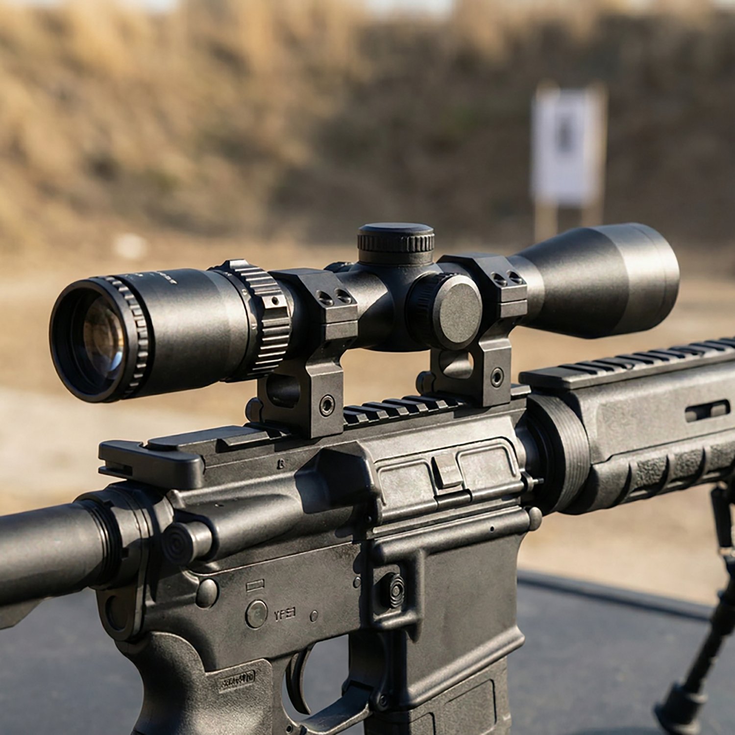 Warne V600M Vapor 1 in Low Horizontal Scope Ring Set - view number 2