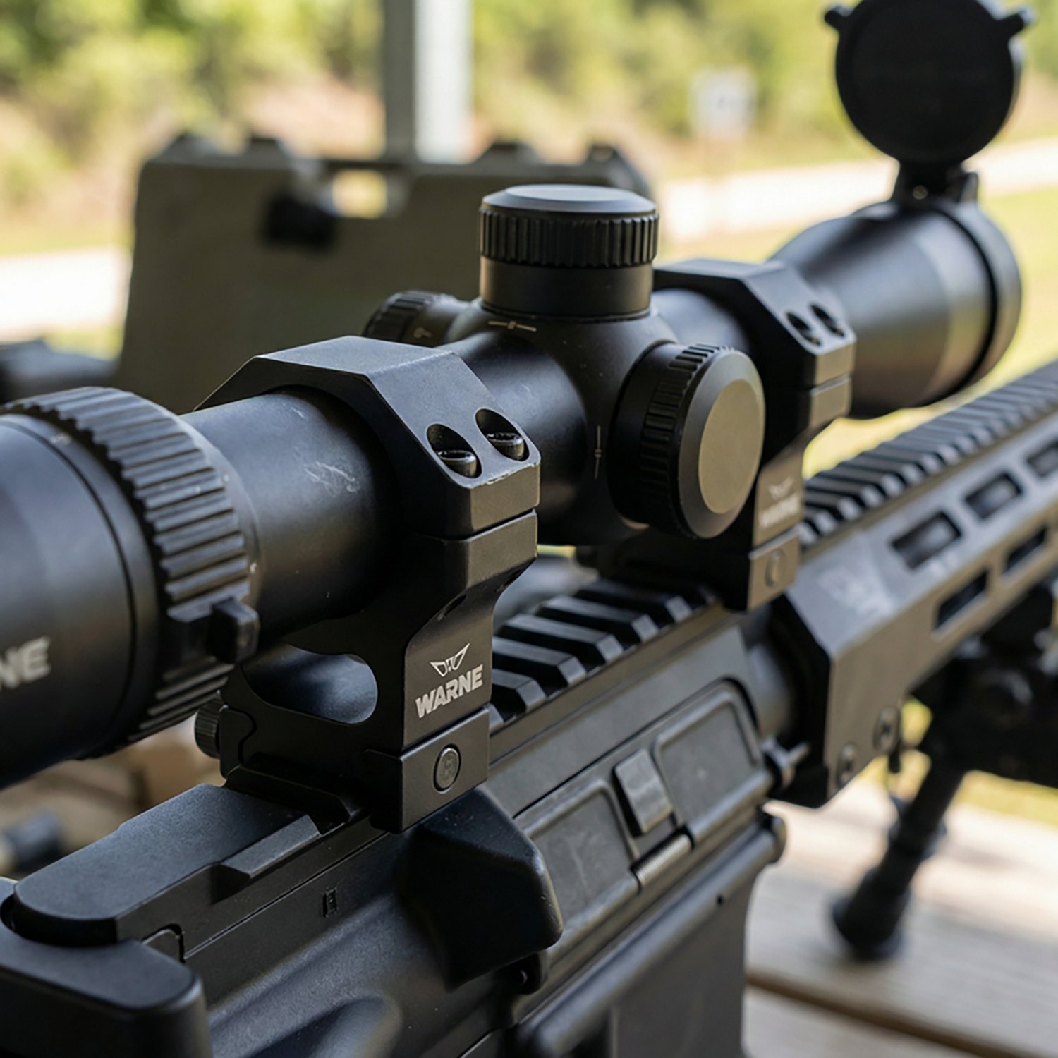 Warne V614M Vapor 30 mm Tube Horizontal Medium Scope Ring Set - view number 2