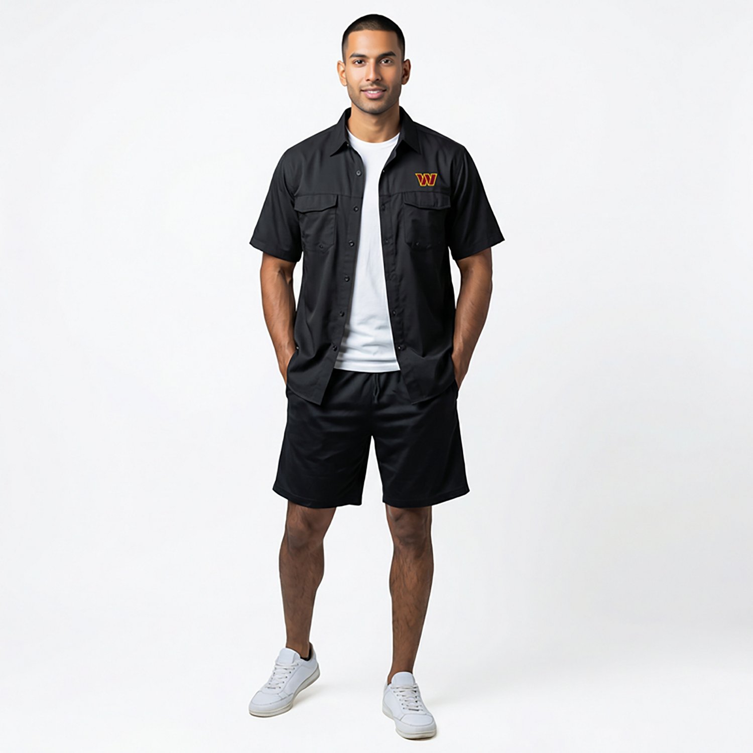 Antigua Men's Washington Commanders Game Day Woven Shirt