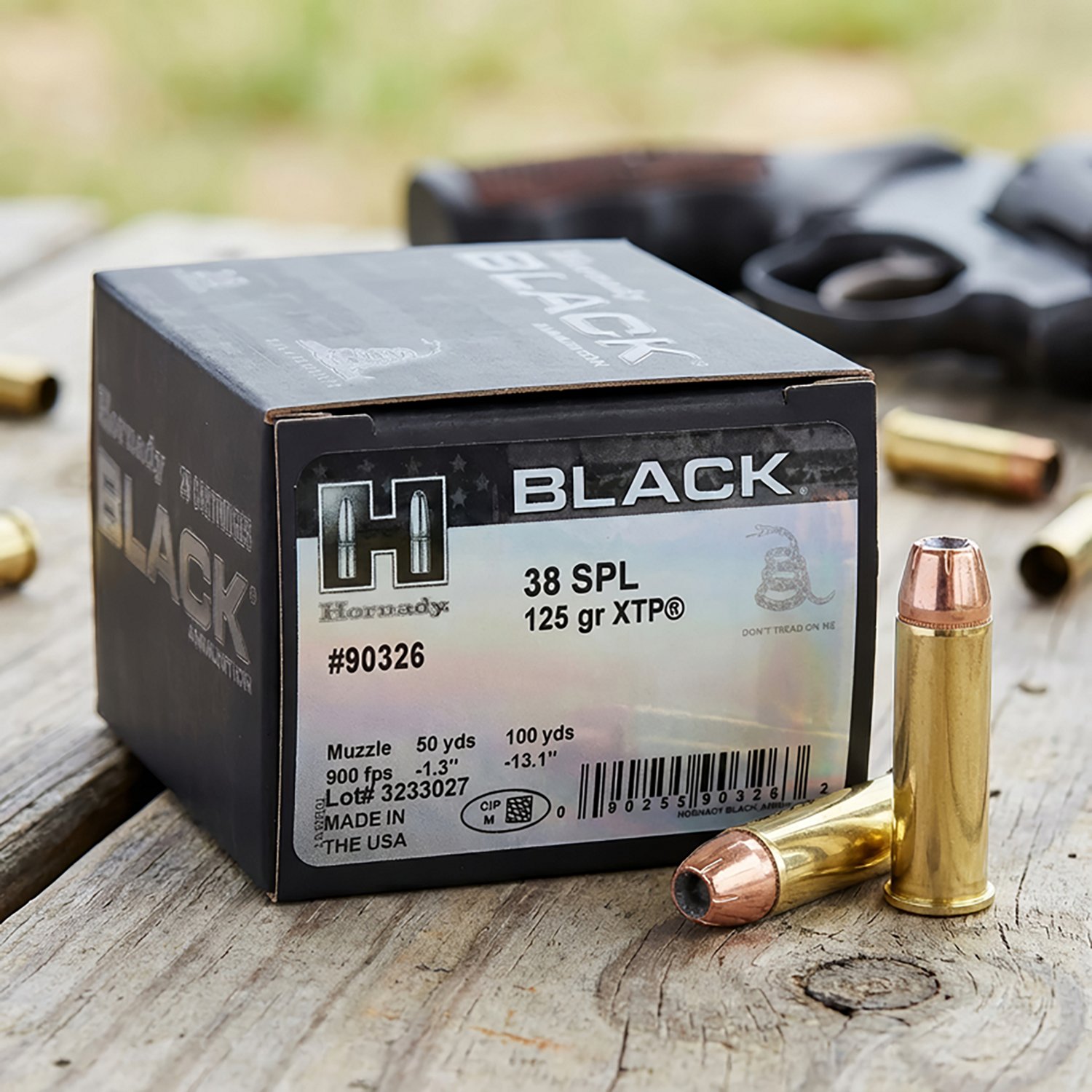 Hornady Black 38 Special 125 Grain XTP Pistol Ammunition - view number 3