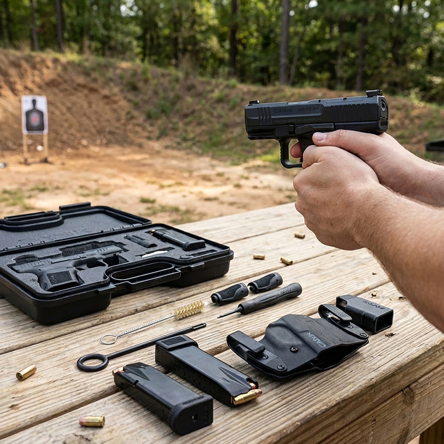 Canik METE MC9 9mm 12RD Pistol with Magazines and Bundle - view number 7