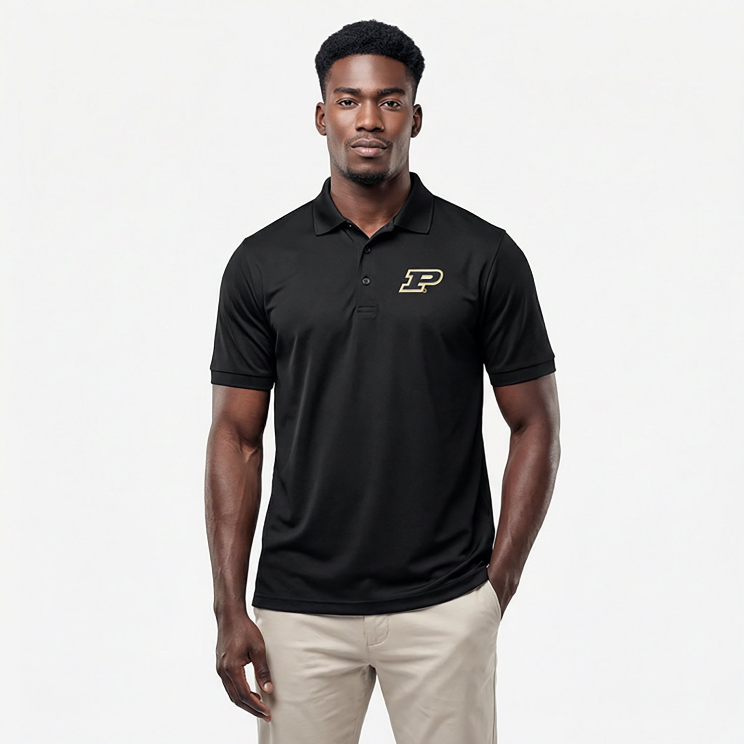 Antigua Men's Purdue University Legacy Pique Polo - view number 2