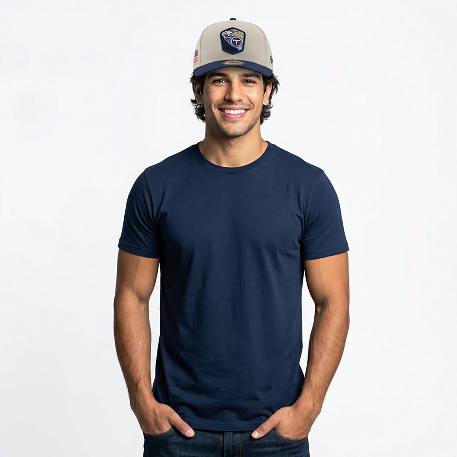 New Era Men's Tennessee Titans '23 NFL Salute to Service 59FIFTY Cap - view number 2