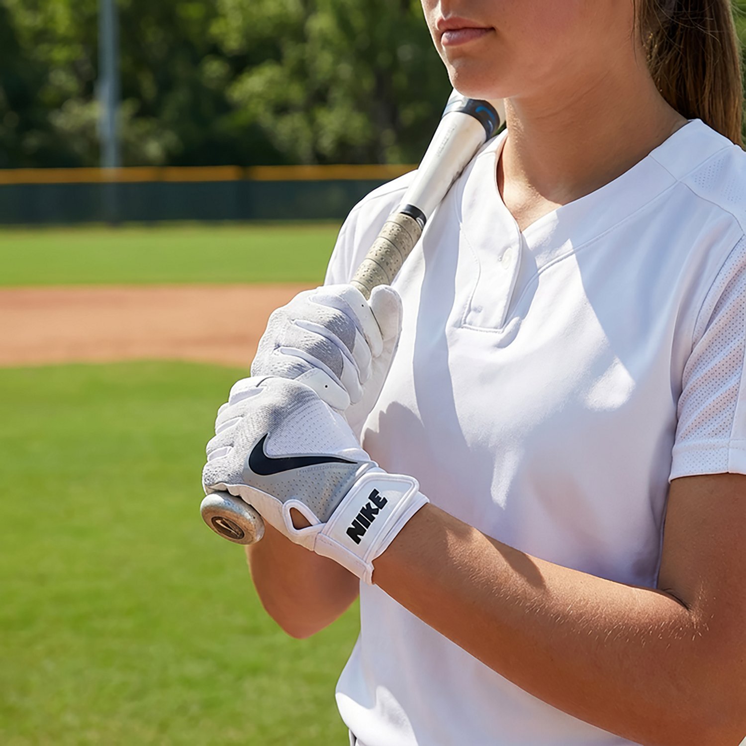 Nike Girls’ Hyperdiamond 3.0 Batting Glove                                                                                     - view number 4