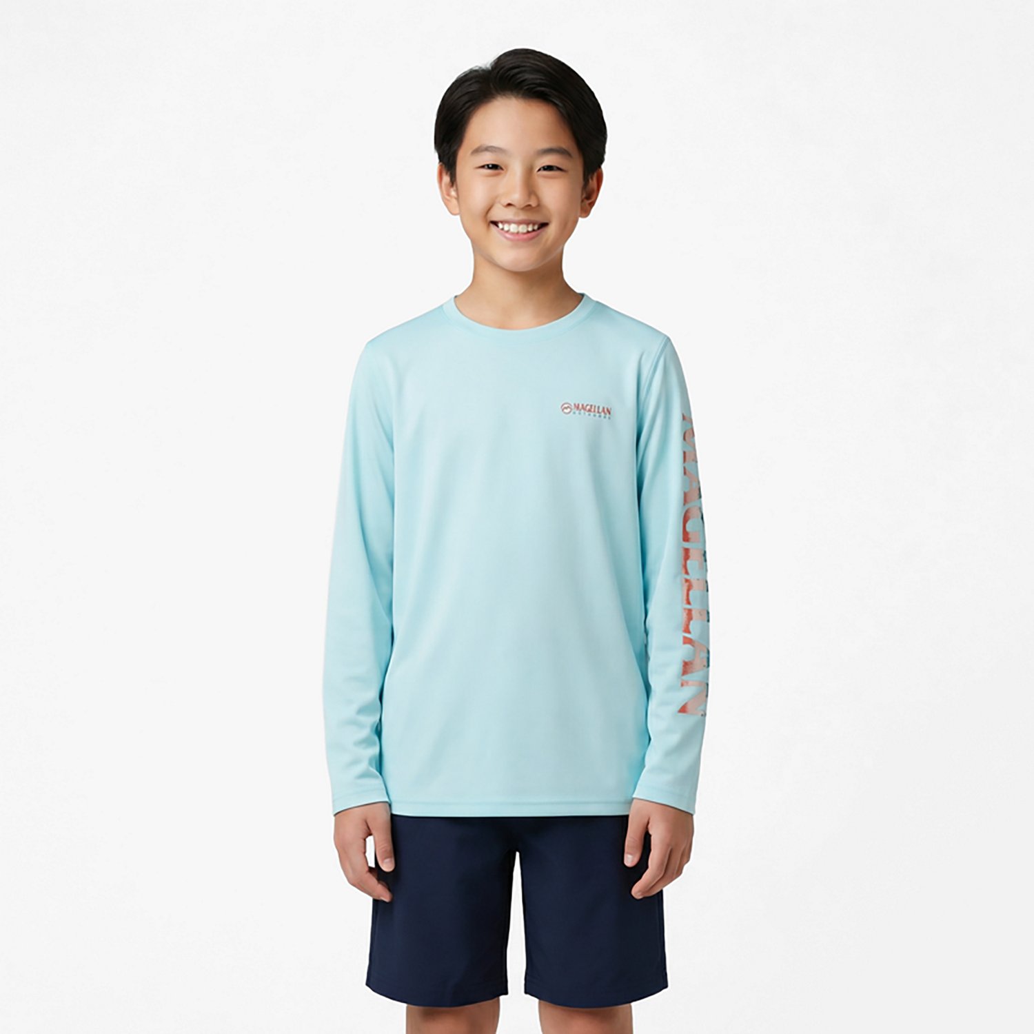 Magellan Outdoors Boys' Casting Crew Print Logo Fishing T-shirt - view number 2