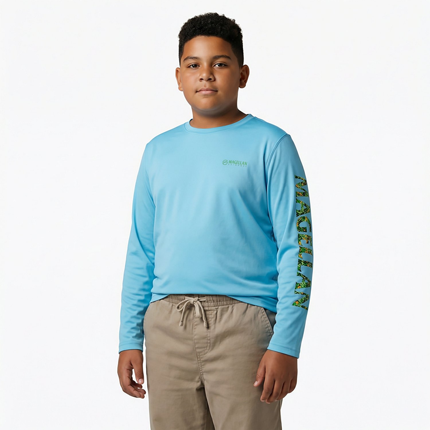 Magellan Outdoors Boys' Casting Crew Print Logo Fishing T-shirt - view number 2