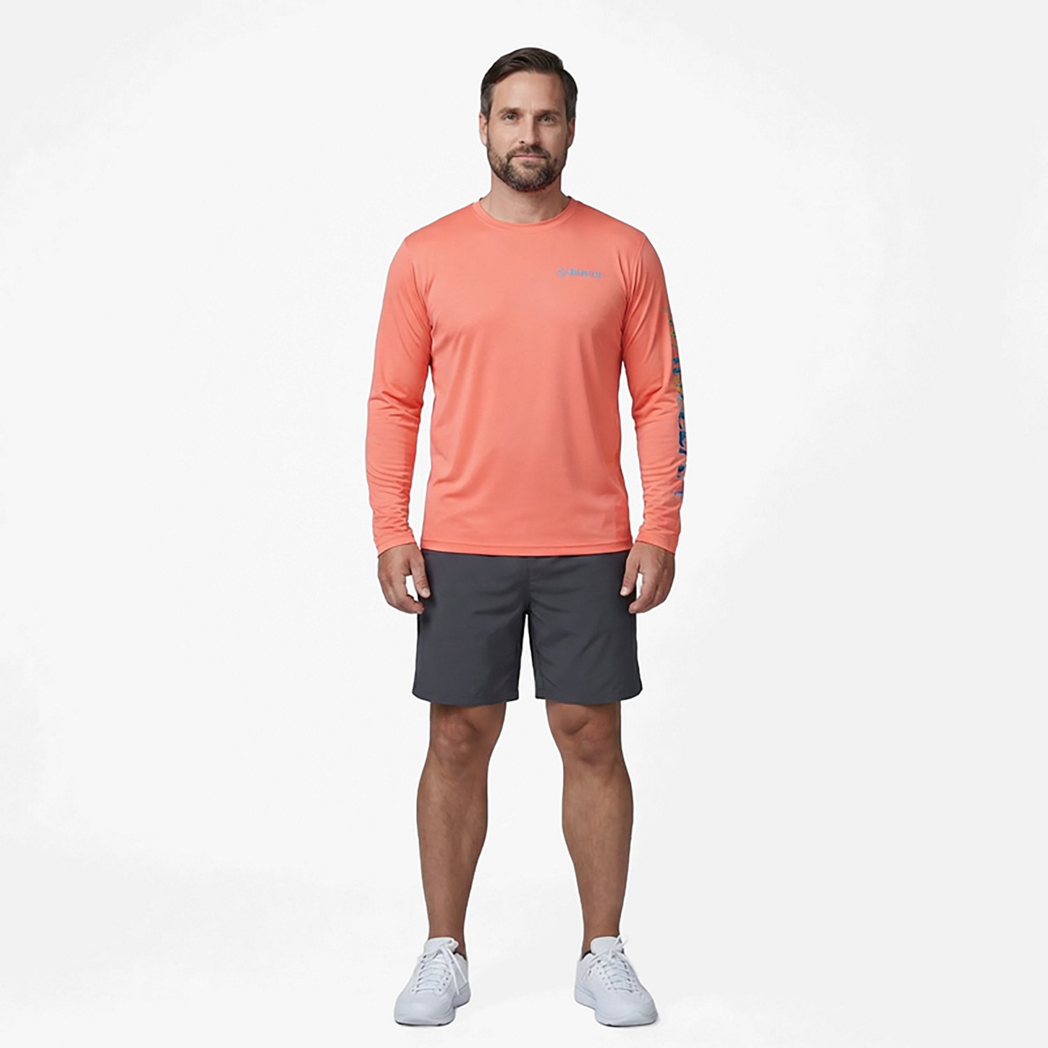 Magellan Outdoors Men's Casting Crew Long Sleeve T-shirt                                                                         - view number 5