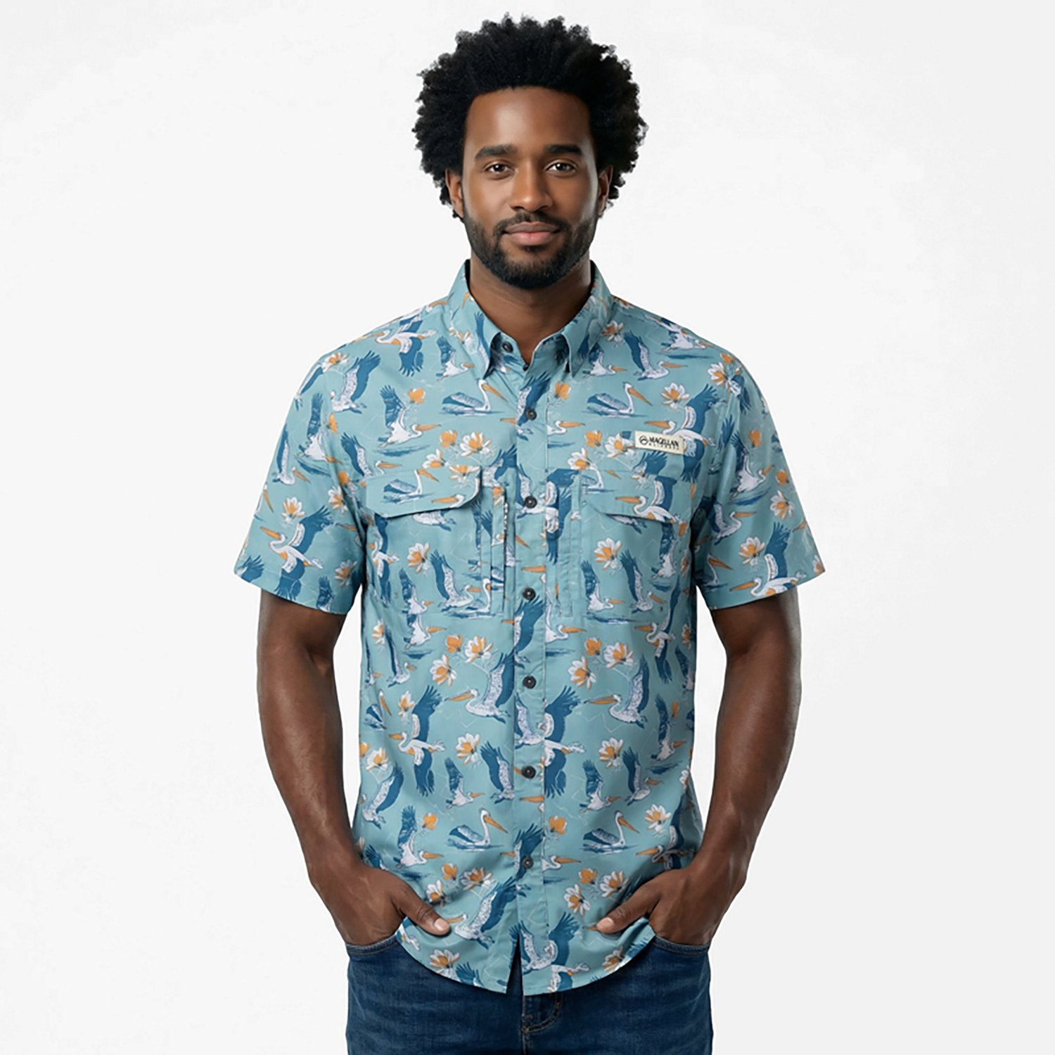 Magellan Outdoors Men's LA Local State Print Shirt - view number 2
