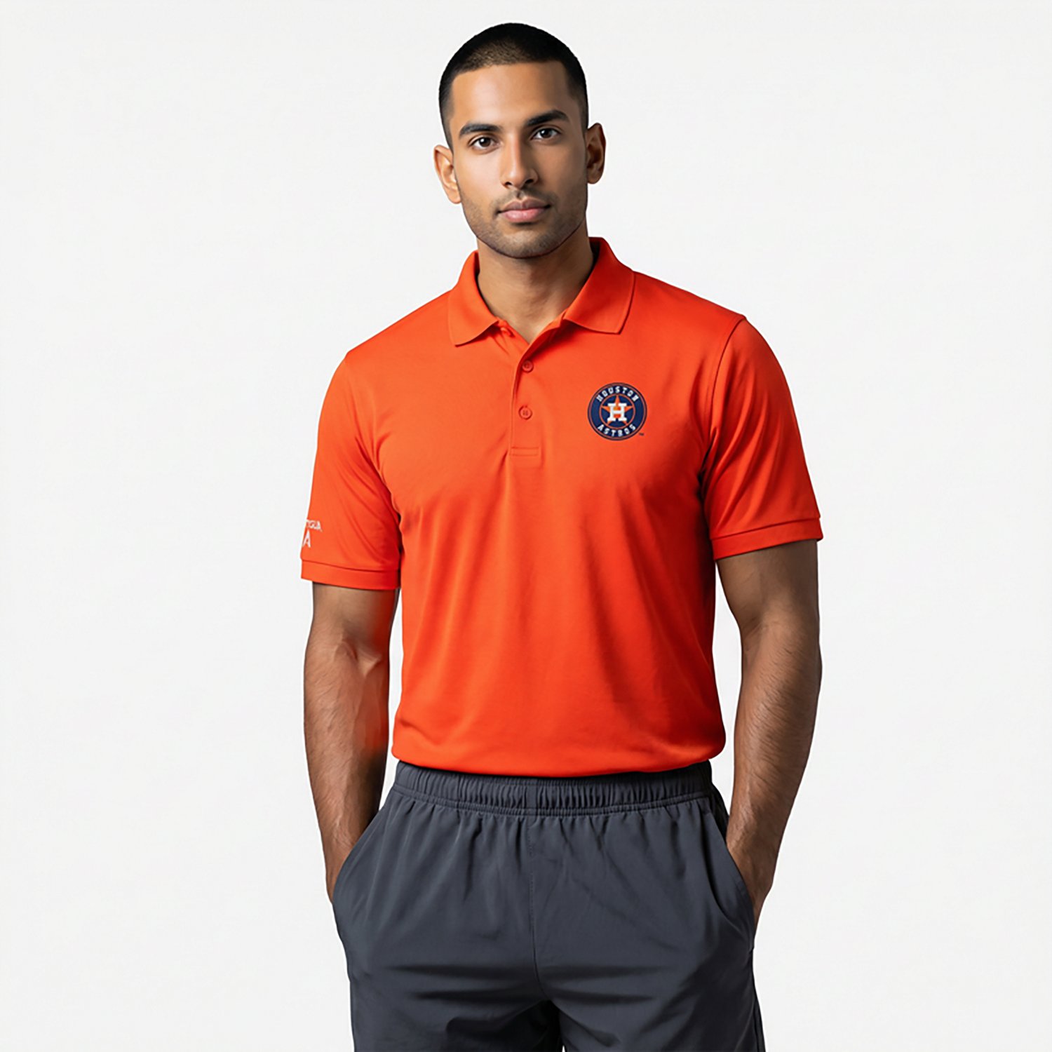 Antigua Men's Houston Astros Legacy Pique Polo - view number 2
