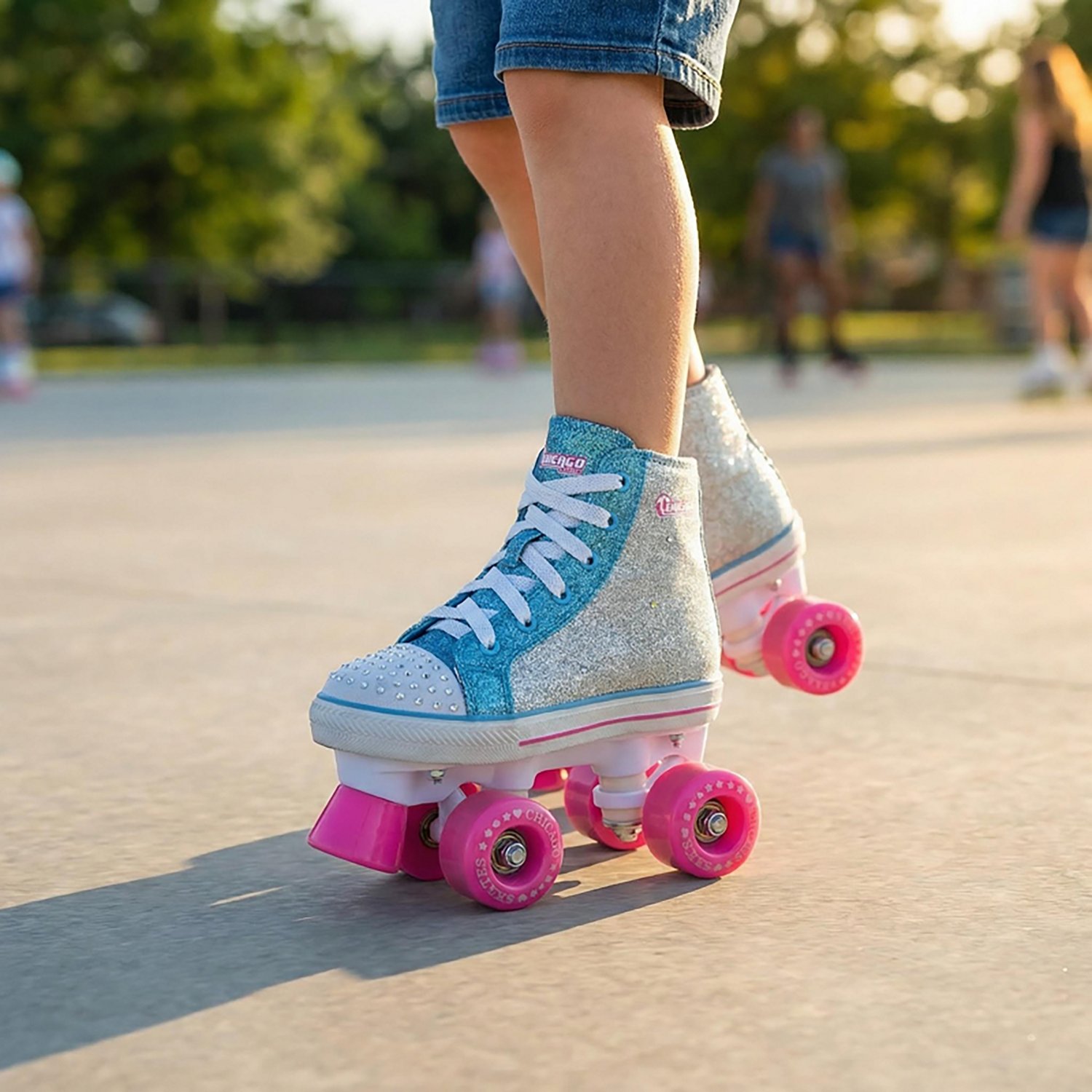 Chicago Skates Girls' Quad Glitter Roller Skates - view number 4