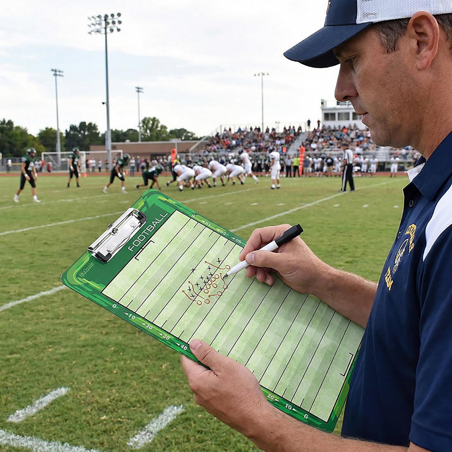 GoSports Football Coaches Premium Dry-Erase 2-Sided Clipboard - view number 8
