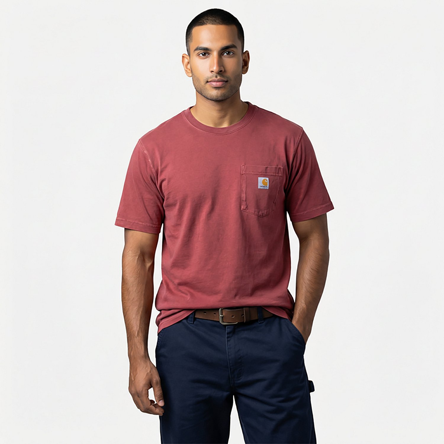 Carhartt Men's Relaxed Fit Short Sleeve Garment Dyed Pocket T-shirt - view number 2