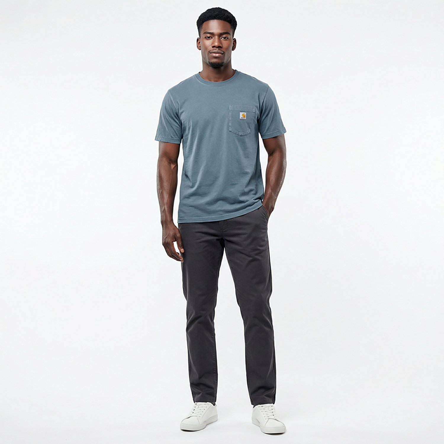 Carhartt Men's Relaxed Fit Short Sleeve Garment Dyed Pocket T