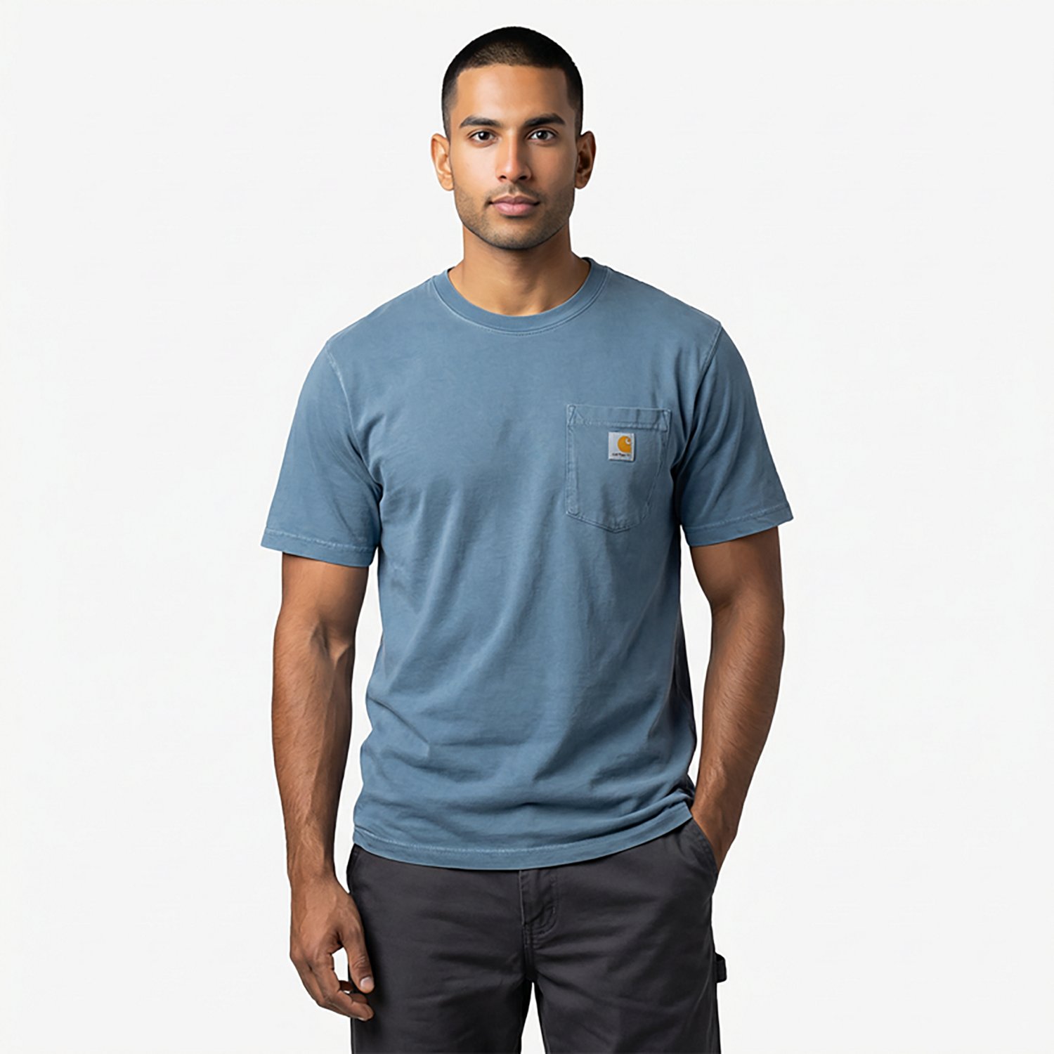 Carhartt Men's Relaxed Fit Short Sleeve Garment Dyed Pocket T-shirt - view number 2