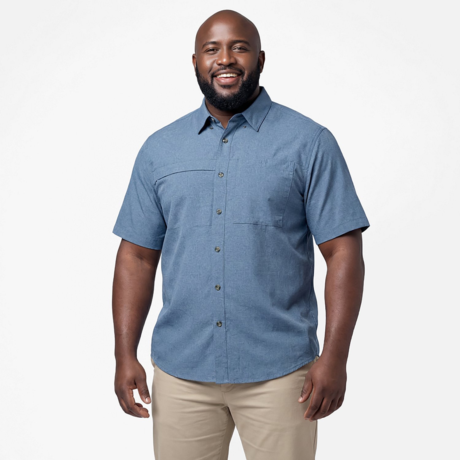 Magellan Outdoors Men's Hickory Canyon Ventilation Short Sleeve Shirt - view number 2