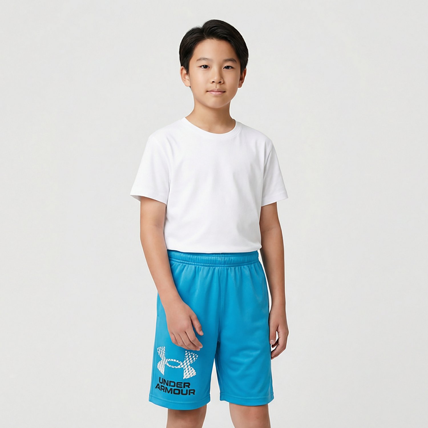 Under Armour Boys' Tech Logo 7 in Shorts                                                                                         - view number 2