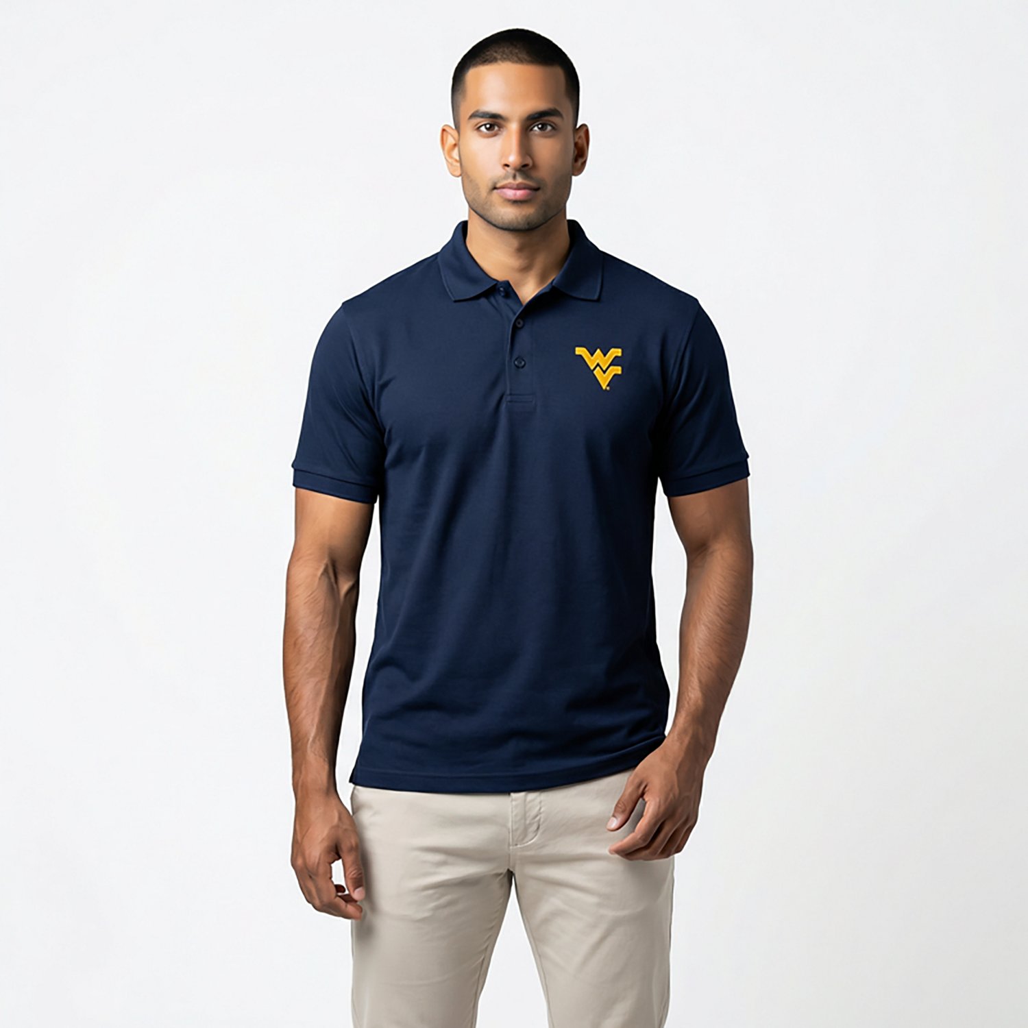 Antigua Men's West Virginia University Legacy Pique Polo - view number 2