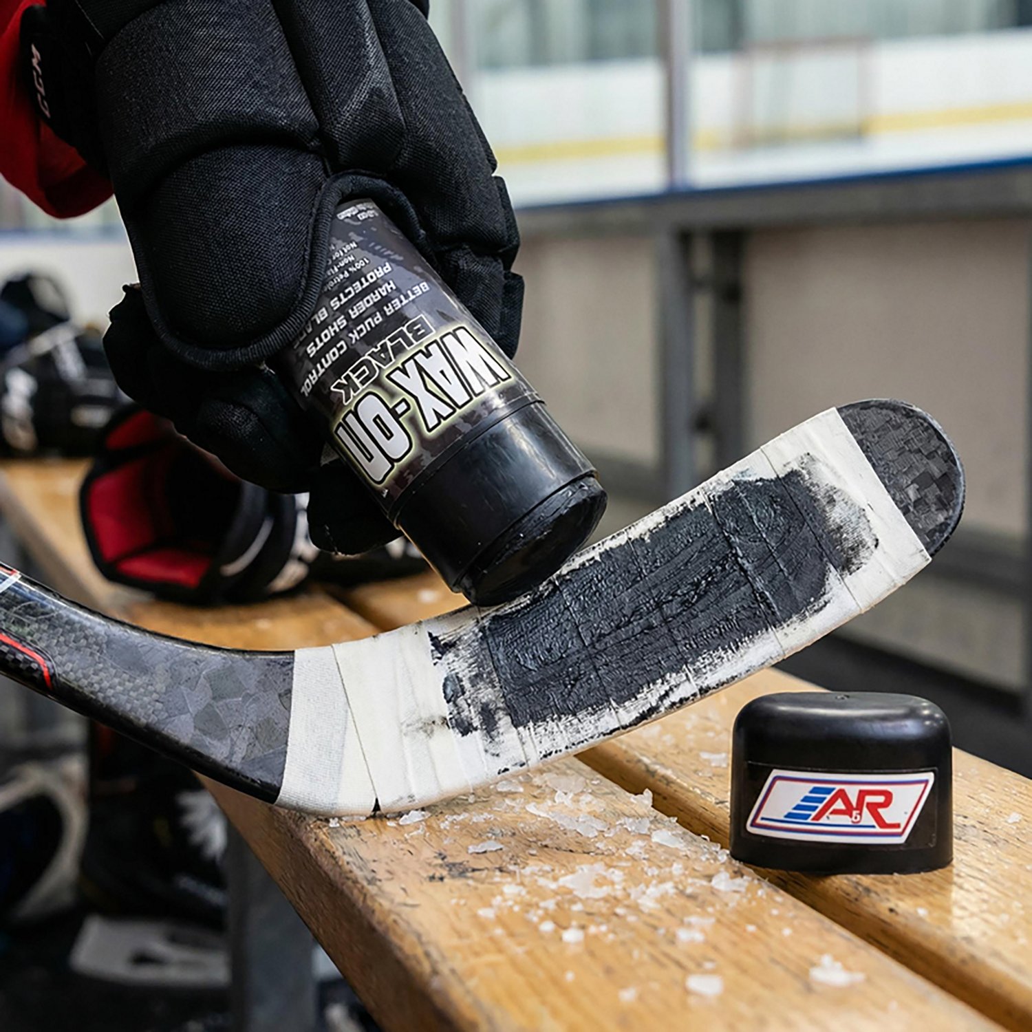 A&R Wax-On Black Hockey Stick Wax - view number 3